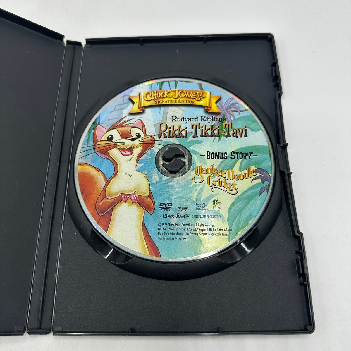 Rikki Tikki Tavi/Yankee Doodle Cricket Chuck Jones Signature Edition Video DVD
