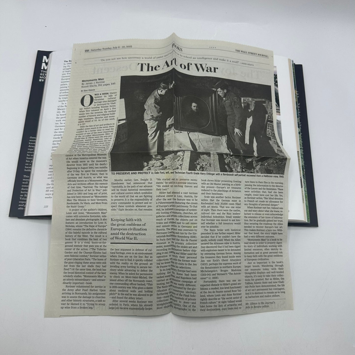 Monuments Man James J Rorimer Louis and Anne Rorimer Art War Conflict Biography