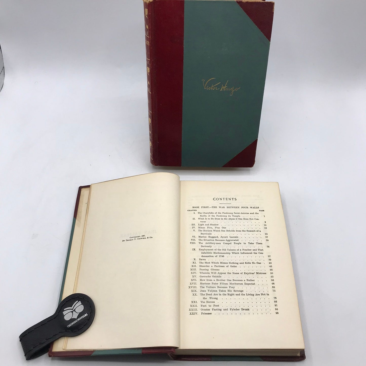 The Works of Victor Hugo Les Miserables 2 Vol Hardcover Book Set 1887 Kelmscott