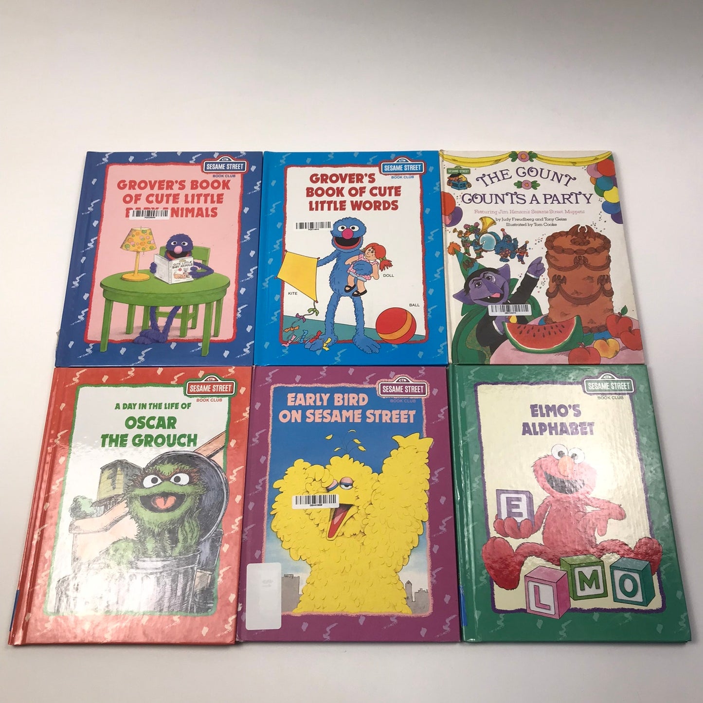 Sesame Street Book Club Lot of 30 Bert Ernie Grover Big Bird Childrens Stories
