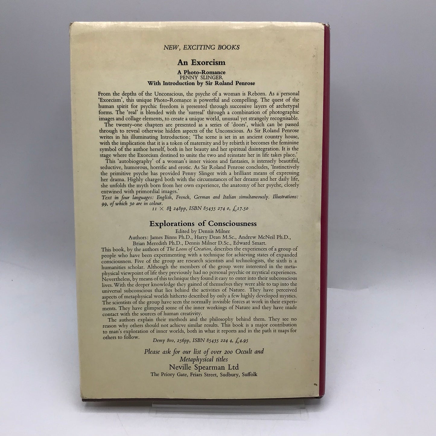 The Book of Matan Nik Douglas Automatic or Trance Writings the Brink of Eternity