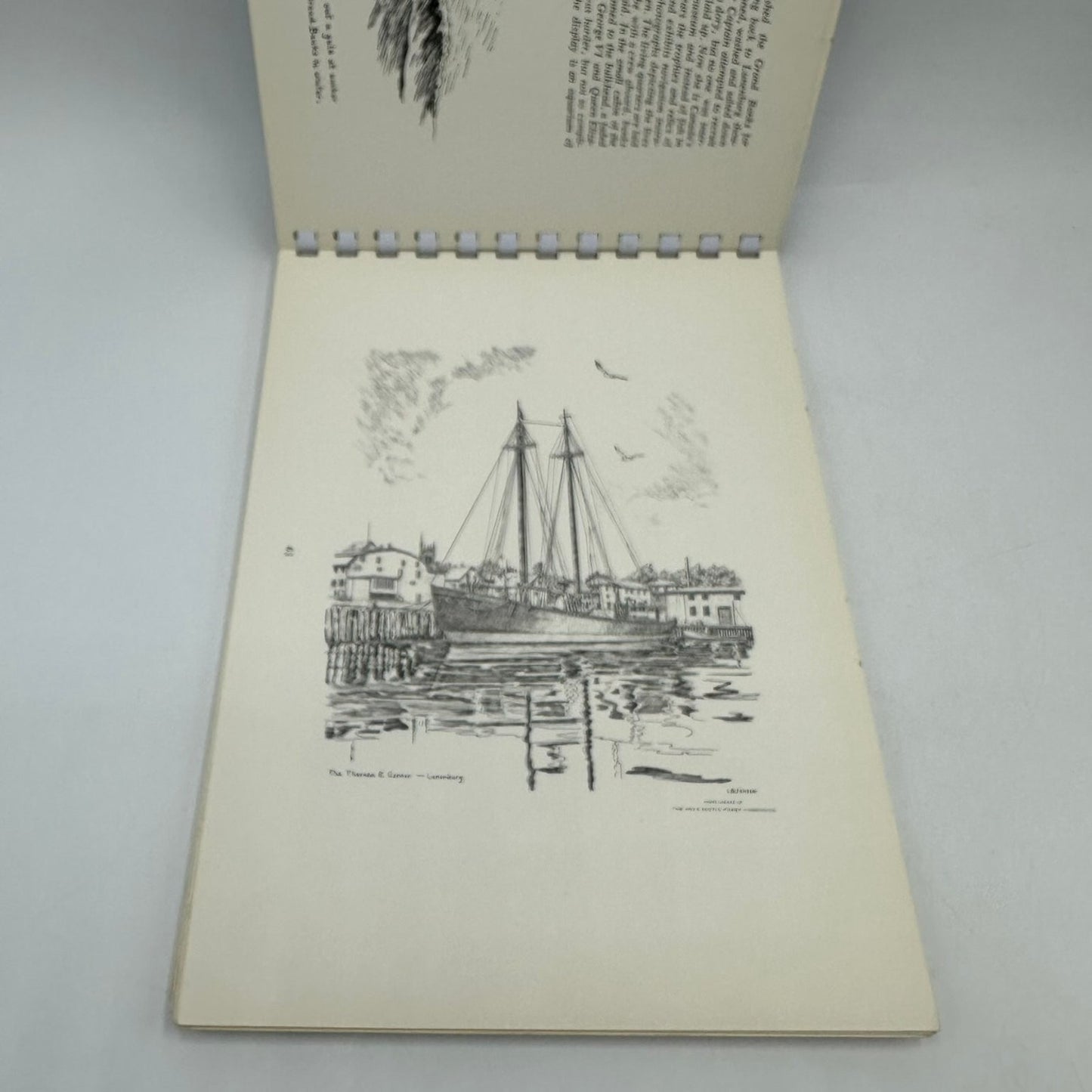 Nova Scotia Sketch Book L.B. Jenson 1974 Illustrated Travel History Petheric