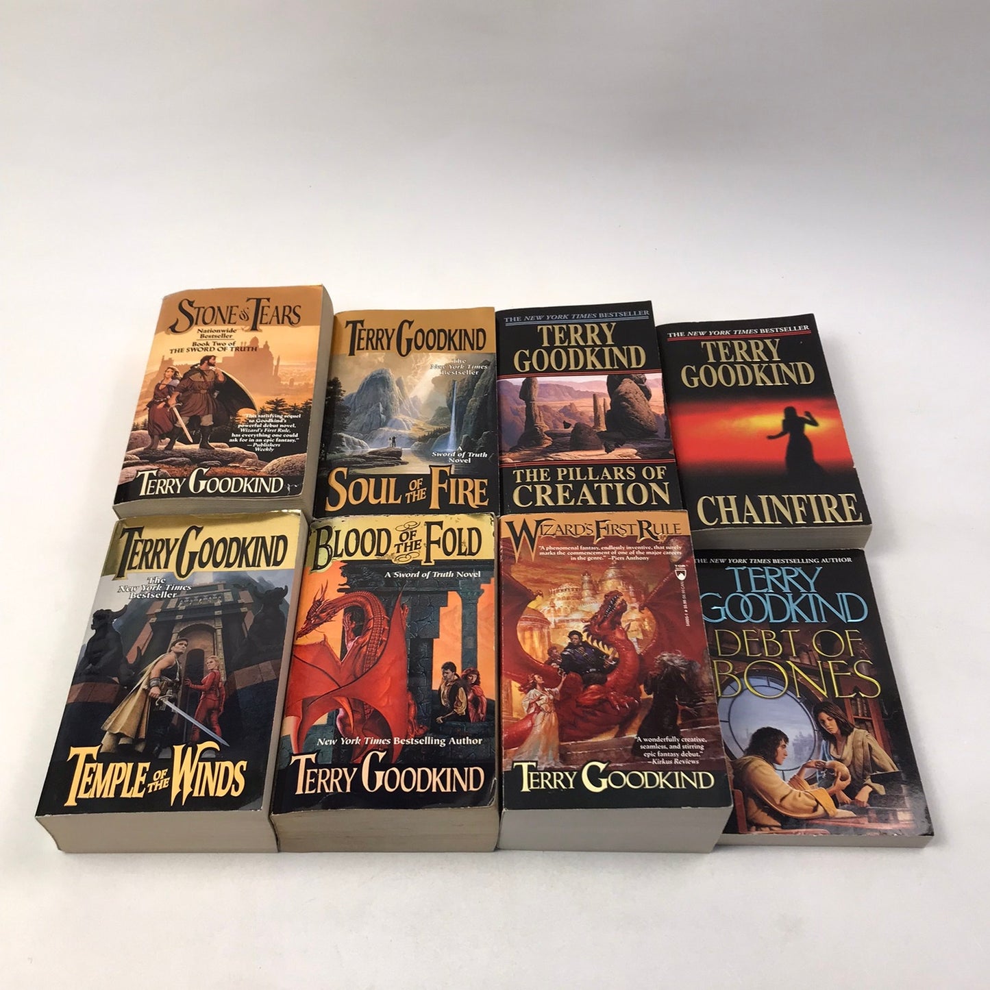 Terry Goodkind Lot of 14 Epic Fantasy Dark Magic Science Fiction Sword of Truth