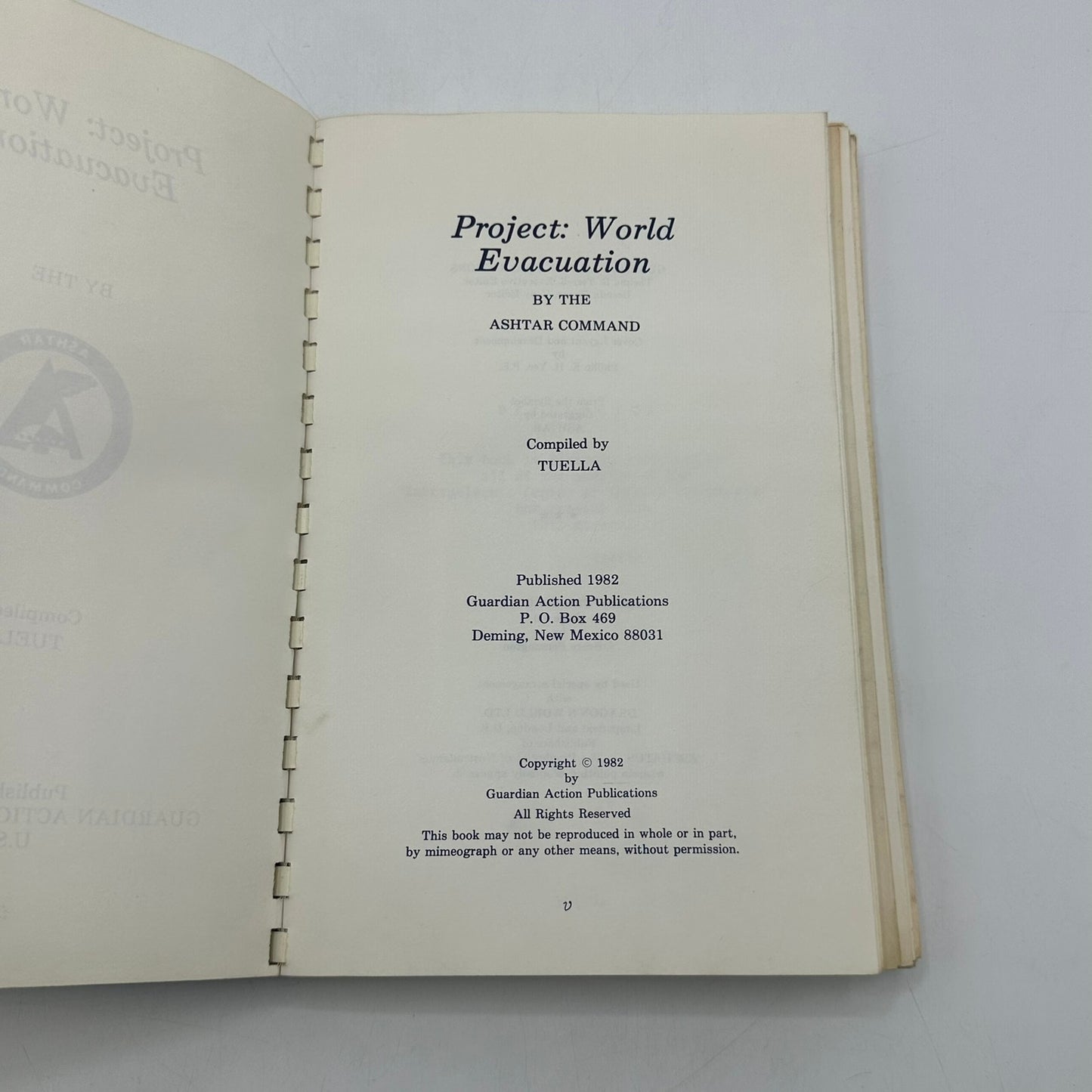 Project World Evacuation Ashtar Command Tuella Mind Body Spirit Science Esoteric