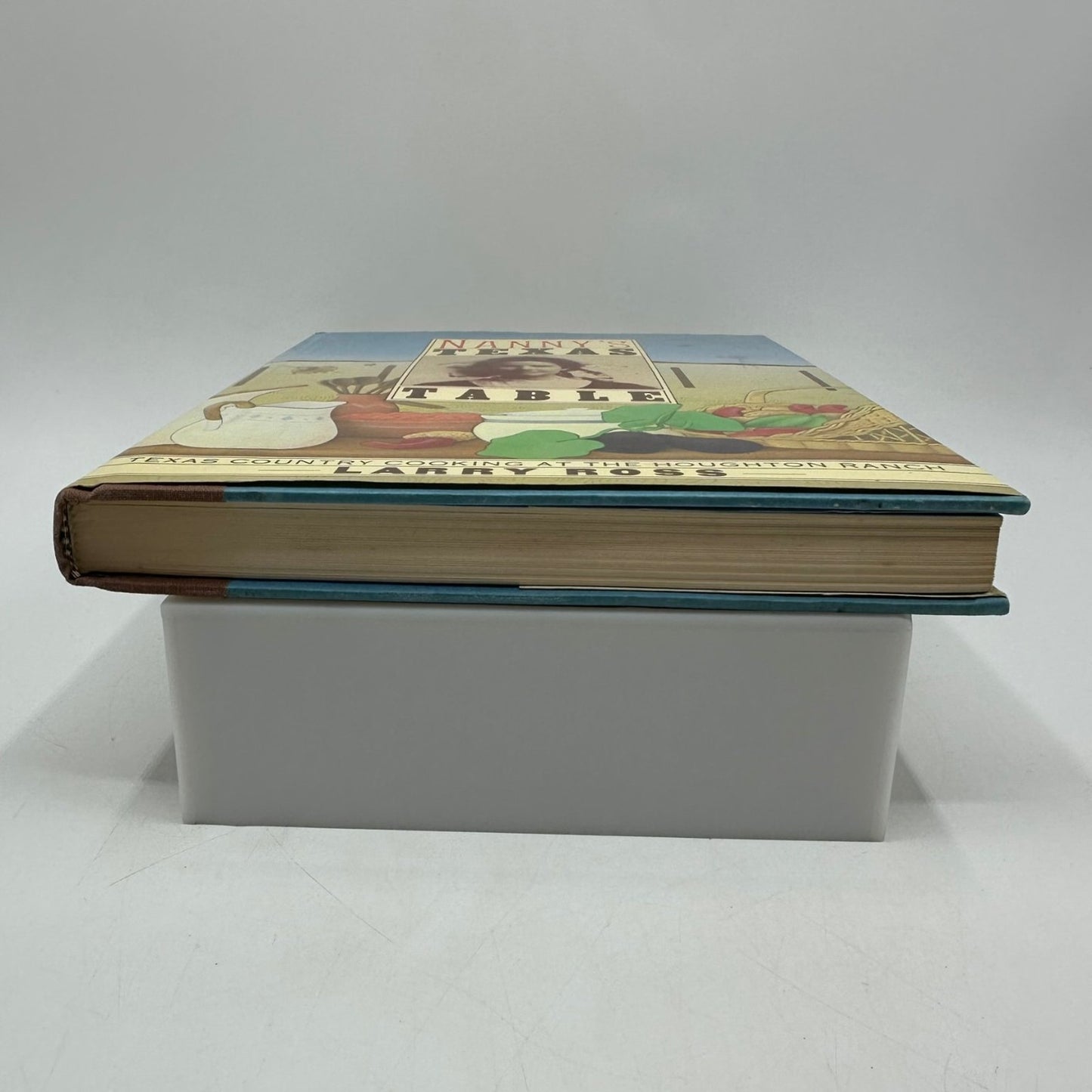 Nanny's Texas Table Larry Ross 1987 SIGNED Texas Southwest Country Cookbook