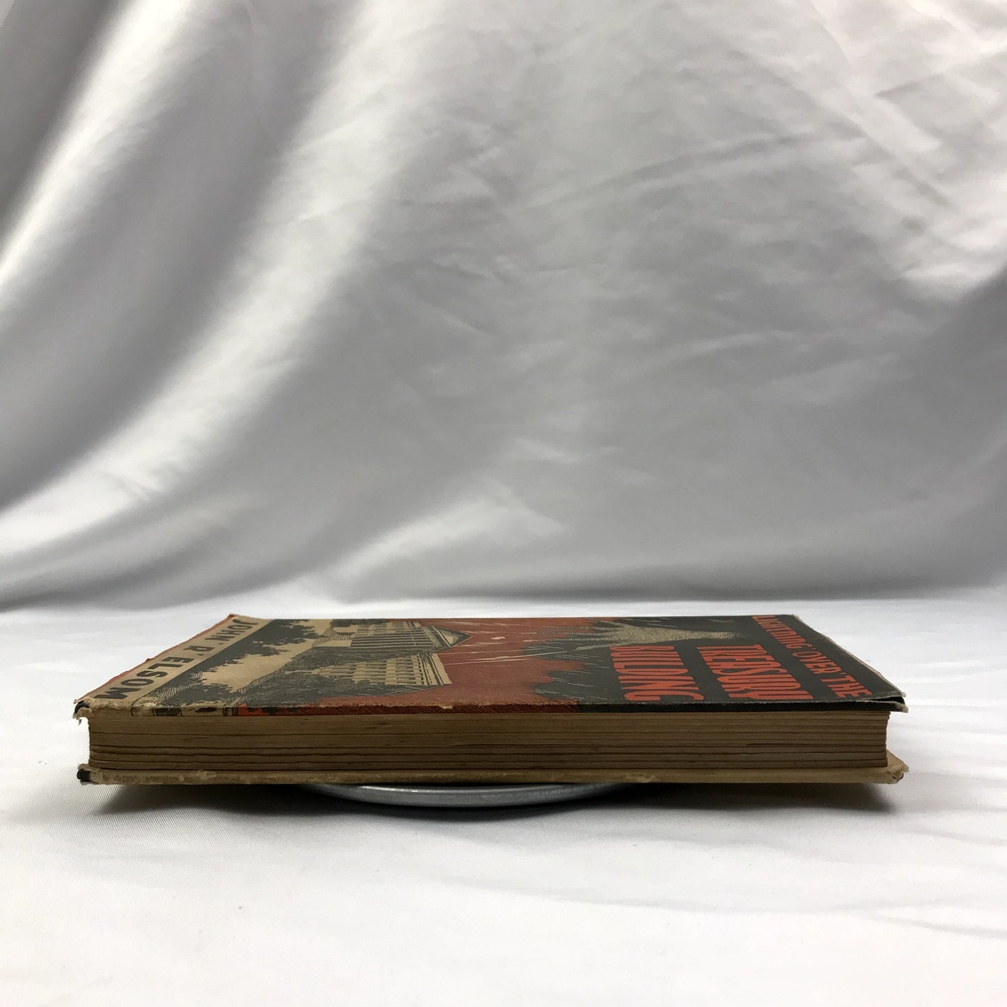 Lightning Over The Treasury Building by John R. Elson Hardcover Book 1941