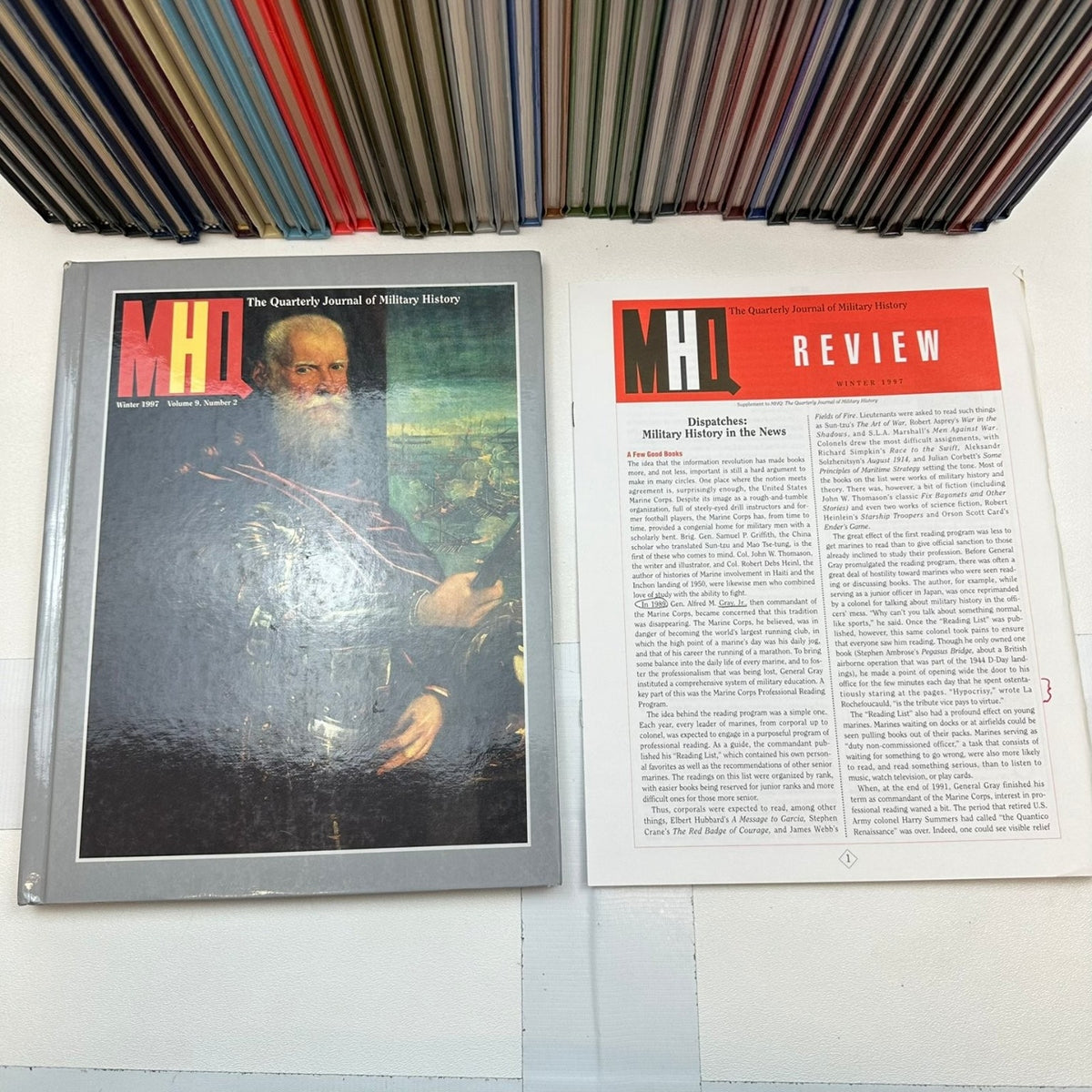 MHQ The Quarterly Journal of Military History Mixed Lot of 43 Hardcovers