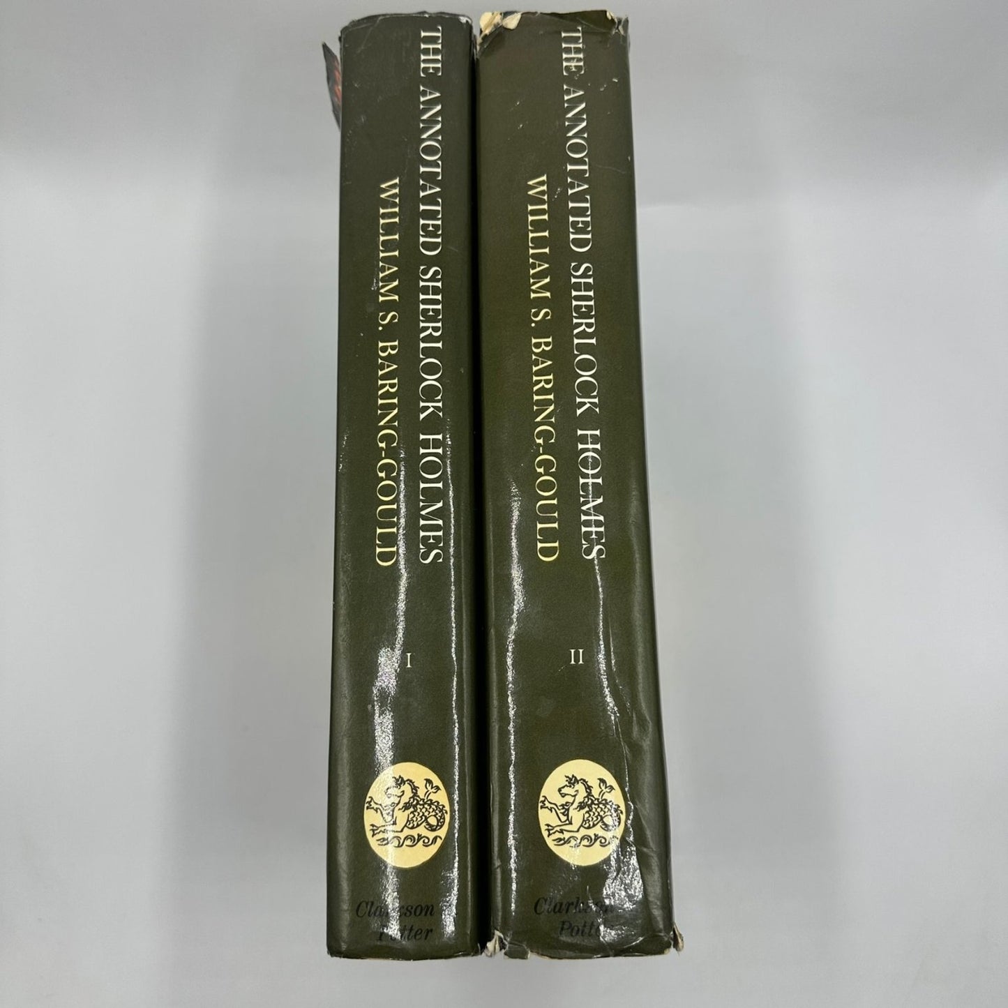 The Annotated Sherlock Holmes Sir Arthur Conan Doyle Vol 1 & 2 1967 Clarkson