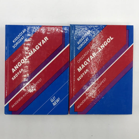 English to Hungarian Dictionaries Lot of 2 Hardcover Books by Magay Tamás 1995