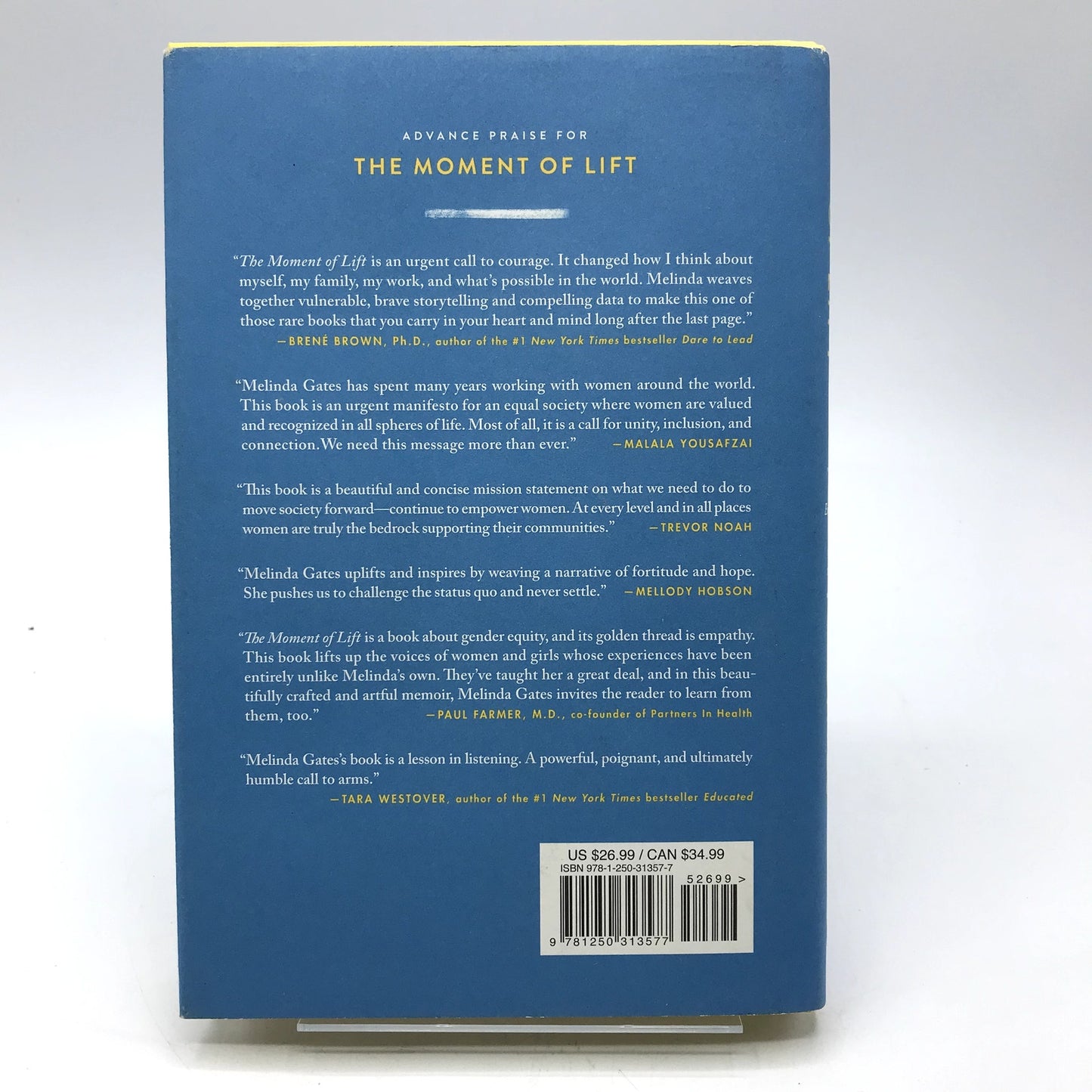 The Moment of Lift: How Empowering Women Changes the World Signed Melinda Gates