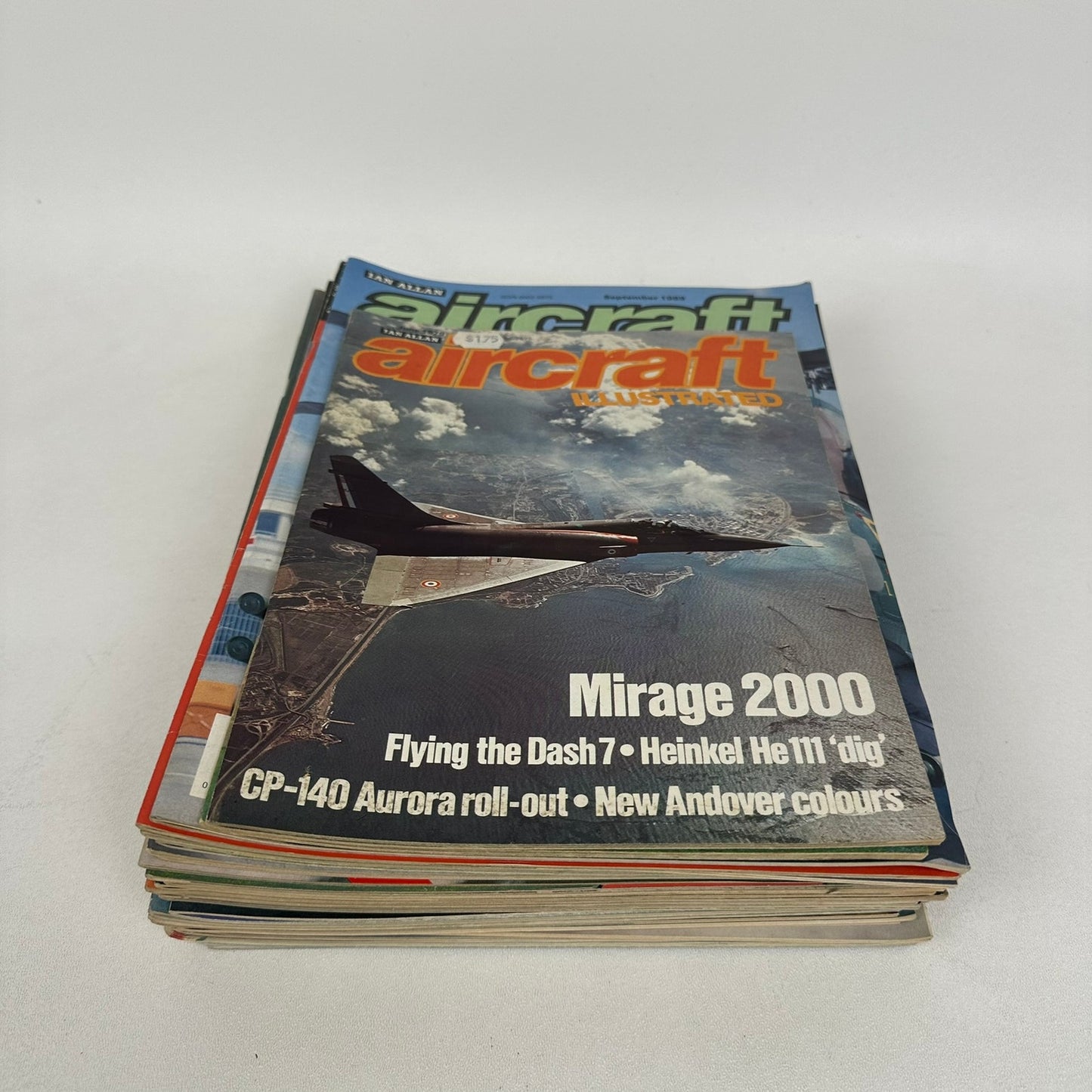 Aircraft Illustrated Magazines Lot of 27 Aviation Airplanes Military History