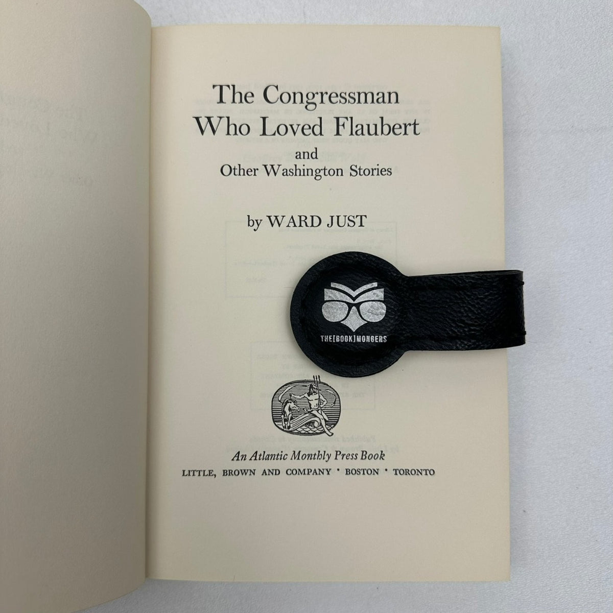 Congressman Who Loved Flaubert Ward Just 1973 Hardcover Fiction Little, Brown