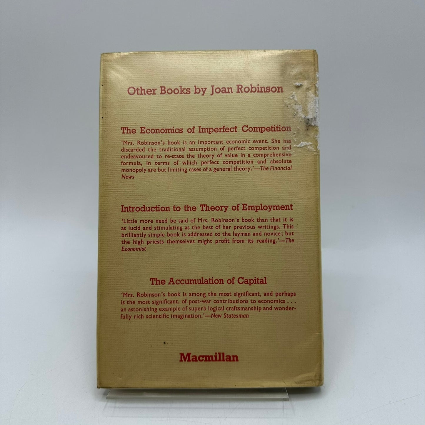 An Essay on Marxian Economics Joan Robinson Academic Analysis Theory Politics