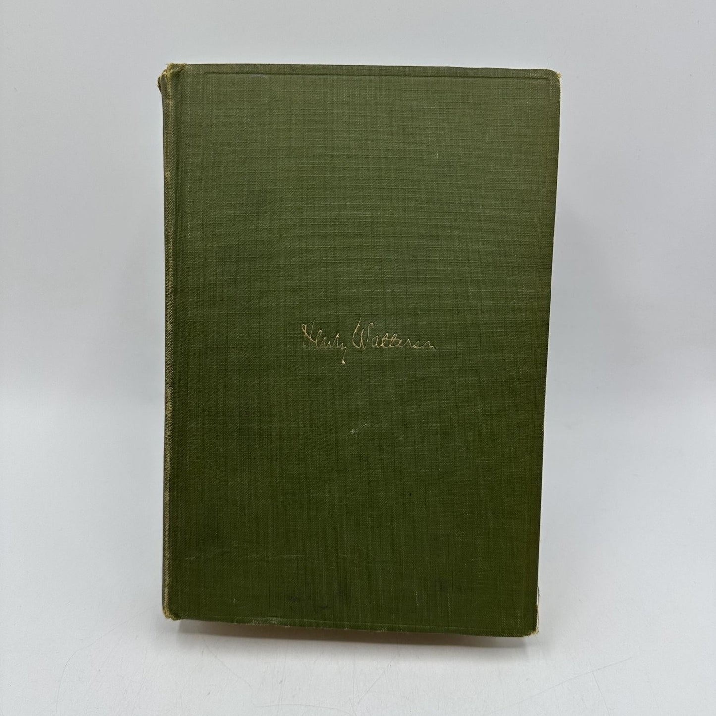 Marse Henry Henry Watterson 1919 Autobiography Vintage George H. Doran Co.VOL 1