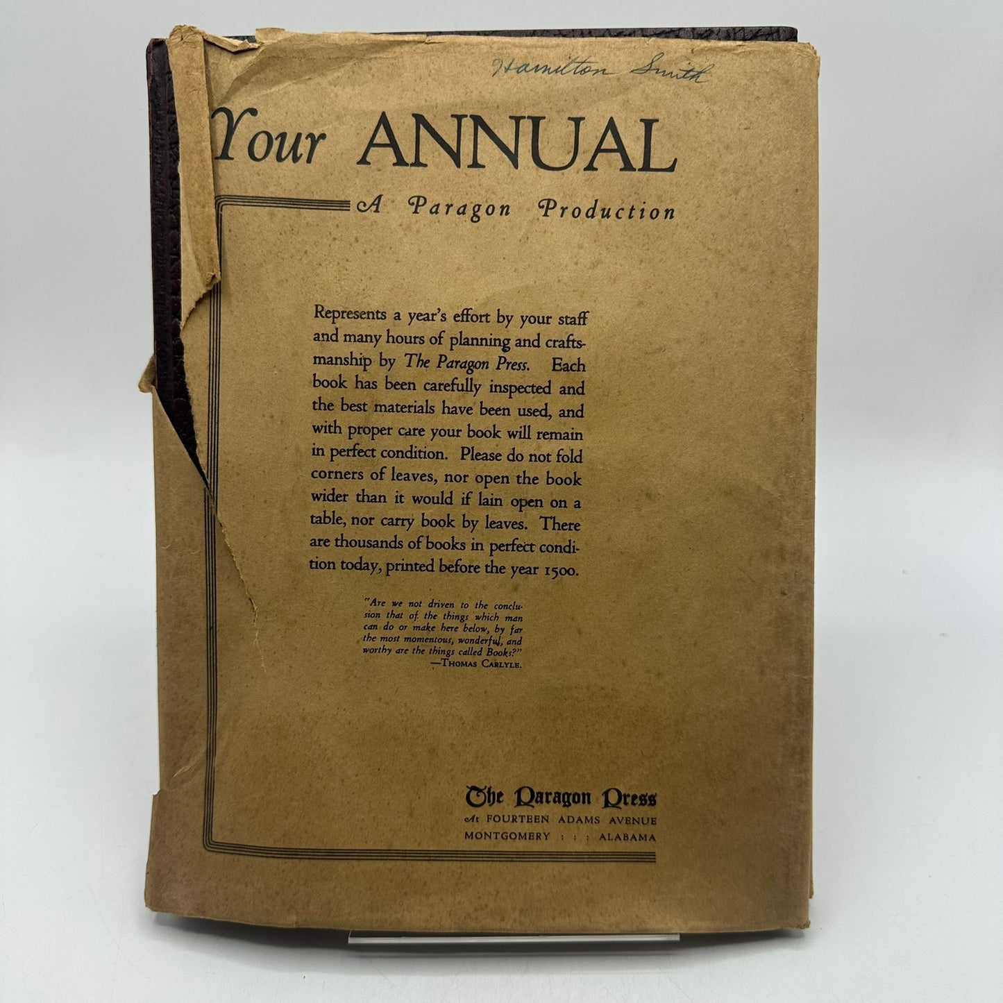 Dothan High School 1940 Yearbook Alabama Local History Memorabilia Photography