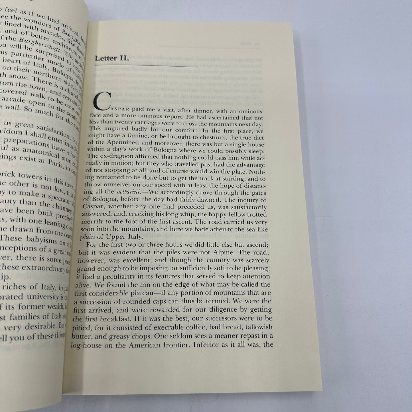 Gleanings in Europe Italy James Fenimore Cooper 1981 Travel Literature History