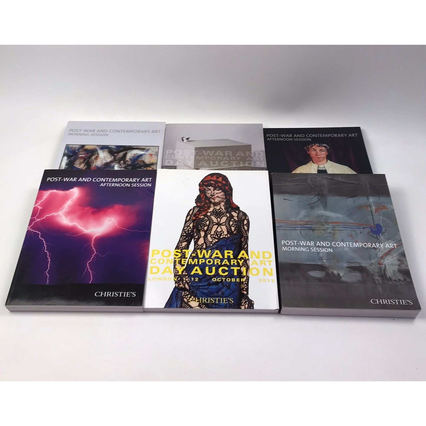 Christies Art Auction Catalogs Lot of 7 Post War Contemporary Modern Print 2012