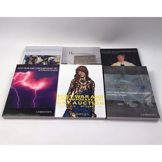 Christies Art Auction Catalogs Lot of 7 Post War Contemporary Modern Print 2012