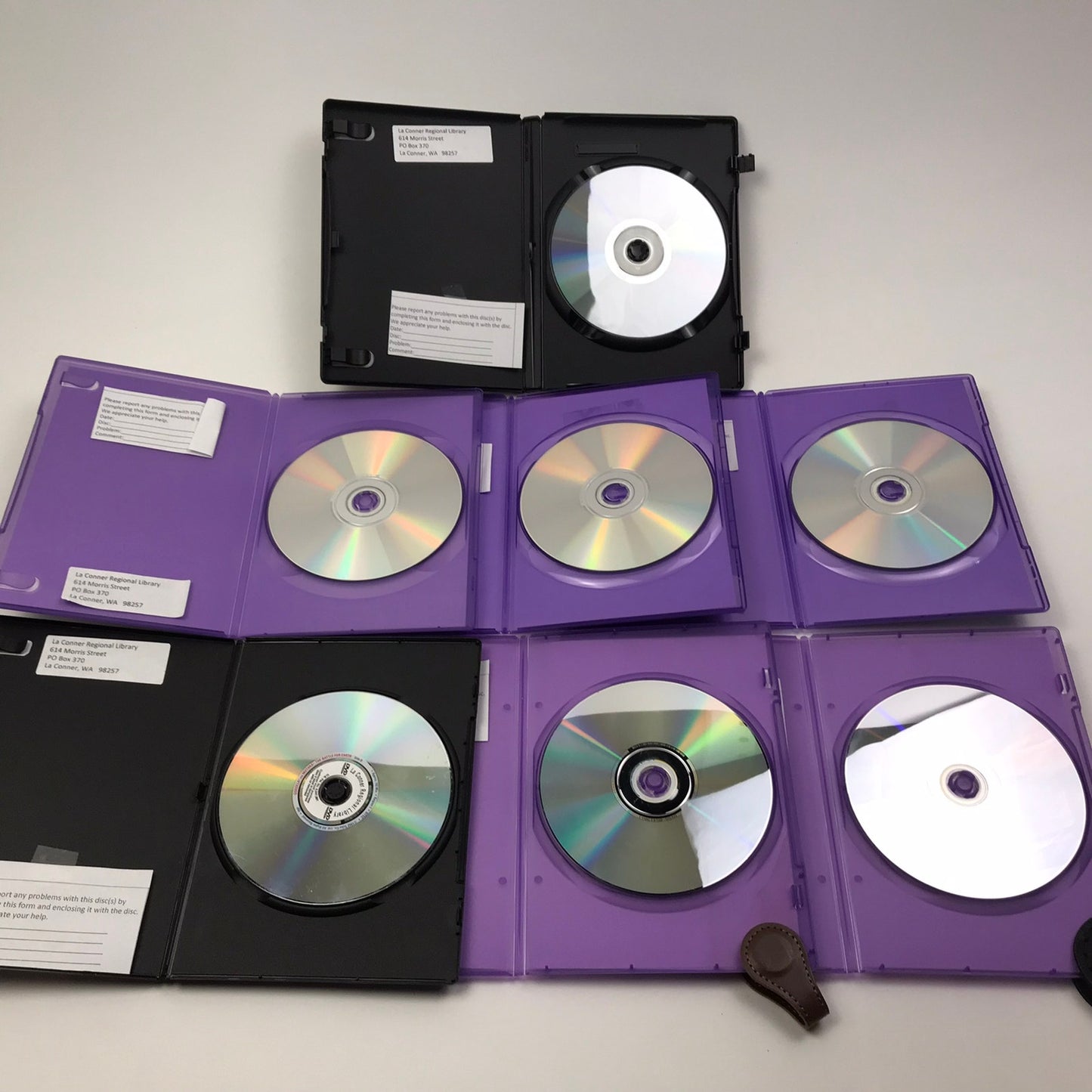 Godzilla Movies Lot of 7 DVDs NTSC Action Adventure Science Fiction Ex-Library