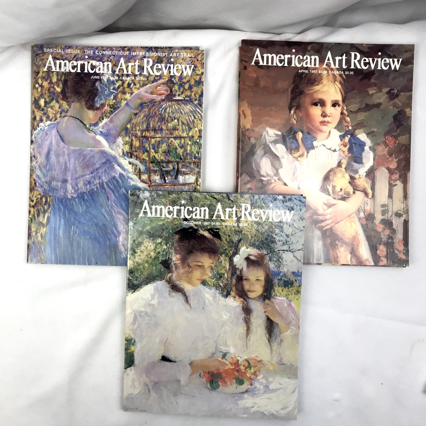 American Art Review Lot of 6 Illustrated Photographic Magazines 1997 Vol IX, 1-6