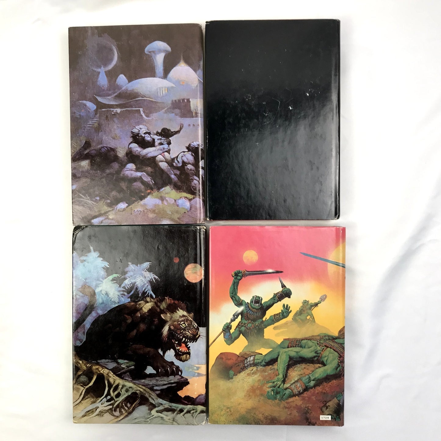 Edgar Rice Burroughs Barsroom Series Lot of 4 Illustrated Children's SciFi Books