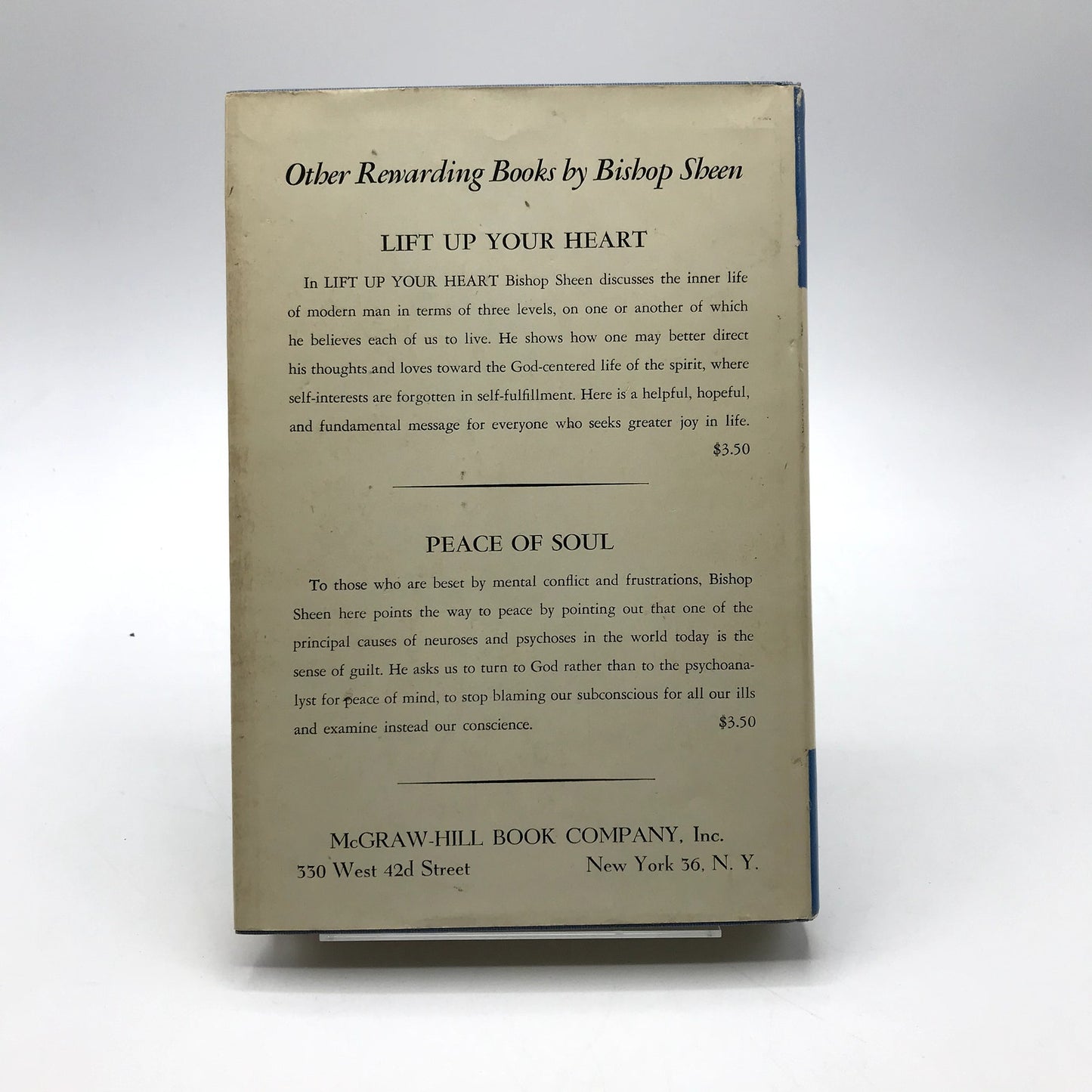 The World's First Love Hardcover Book by Fulton J. Sheen 2nd Printing 1952