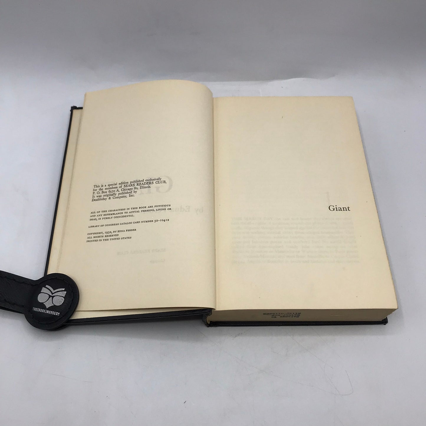 Giant Edna Ferber Cultural Historical Sears Readers Book Club Western Romance