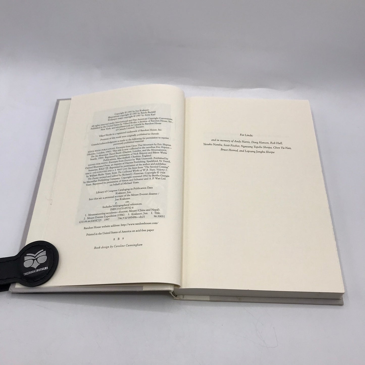 Into Thin Air Jon Krakauer A Personal Account of the Mount Everest Disaster 1997