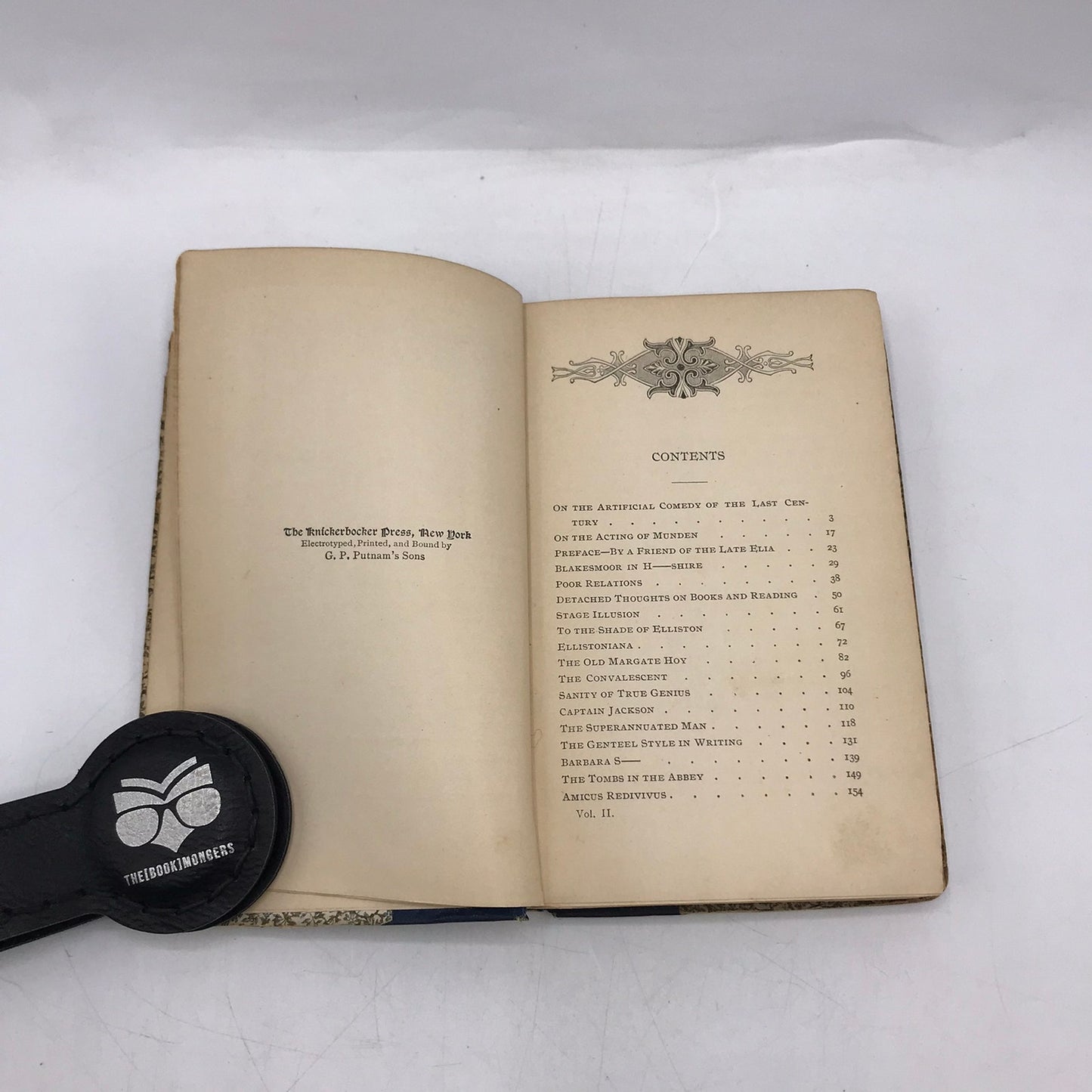 Essays of Elia Volume II Charles Lamb English Literature Classics Pocket Sized