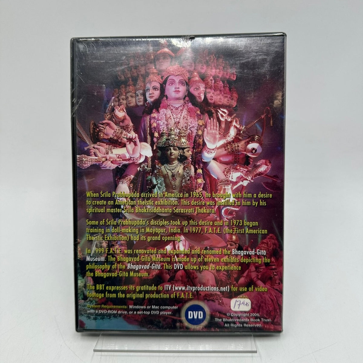 The Bhagavad-Gita Museum DVD 2004 Srila Prabhupada Krishna Consciousness