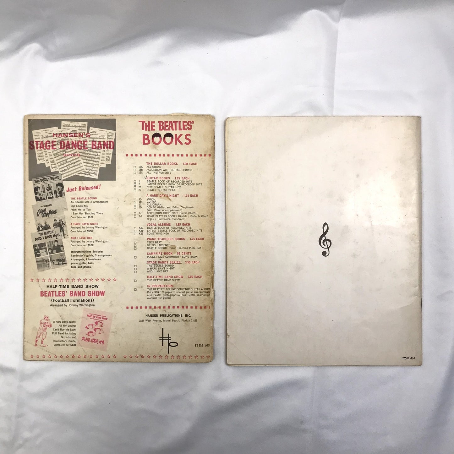 The Latest Beatle Souvenir Book & Beatles '65 Sheet Music Capitol Records