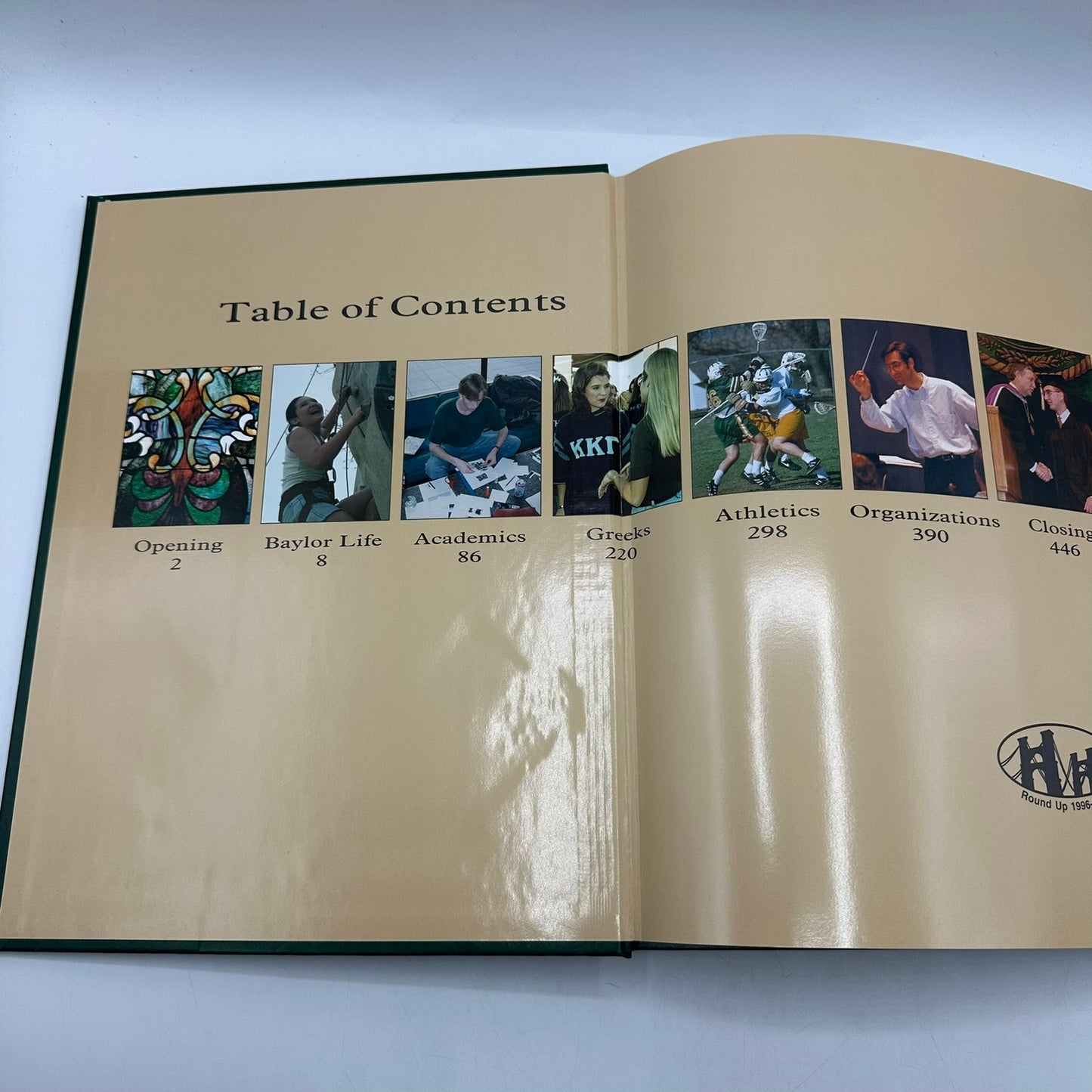 Baylor University 1996-97 The Round Up Volume 96 Annual Yearbook History Waco TX