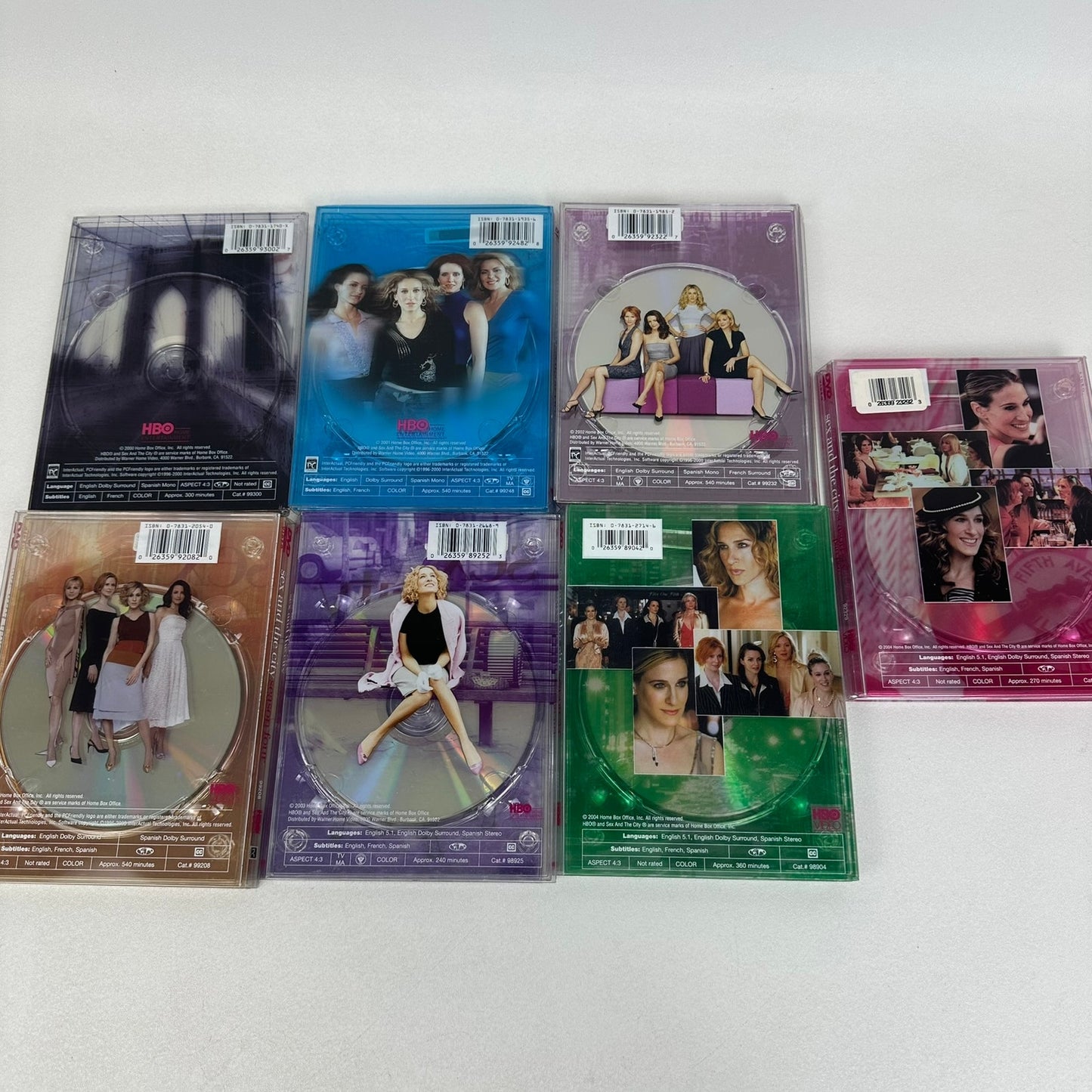 Sex and the City Season 1-6 Set of 7 DVDs Romantic Comedy Drama Sitcom TV Series