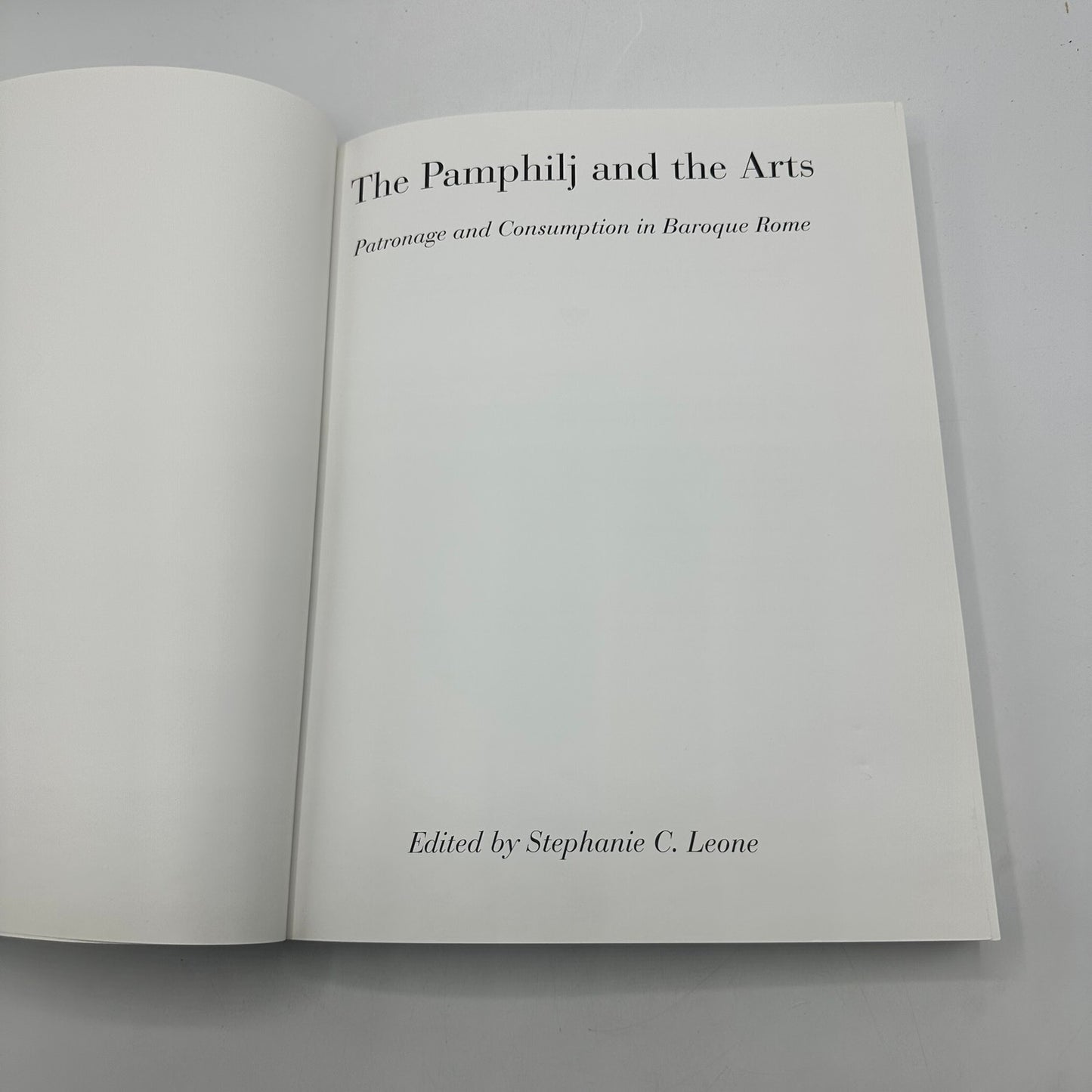 The Pamphilj and the Arts Stephanie C Leone Baroque Rococo History Criticism