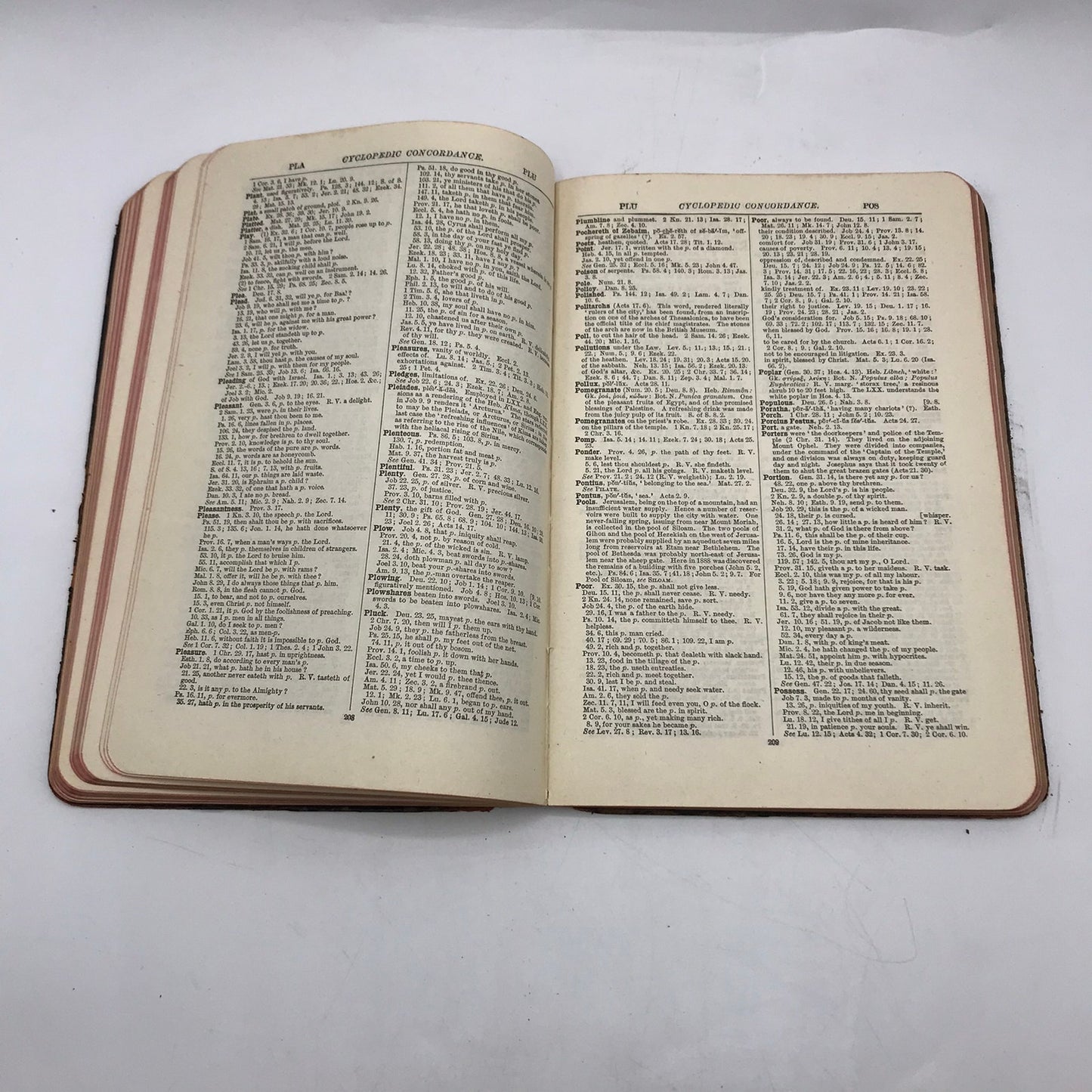 Oxford Cyclopedic Concordance Religious Bible Studies Theological Reference 1903