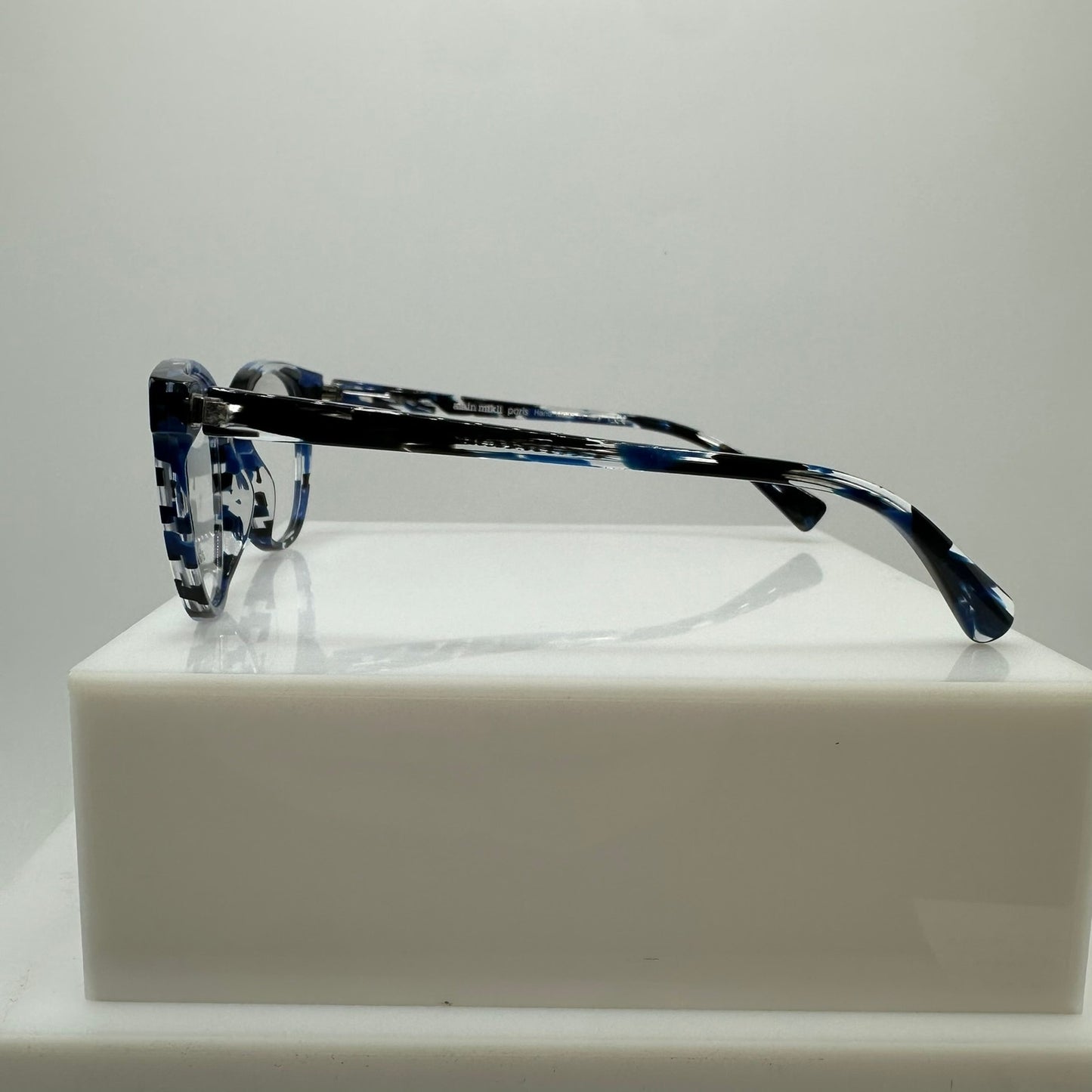 Alain Mikli A03063 008 Havana Blue Black Clear Womens Eyeglass Frames 43-19-140