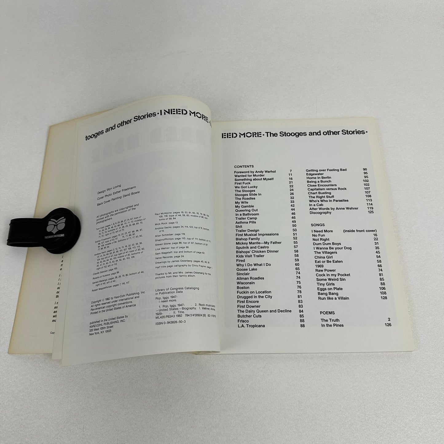 I Need More The Stooges and Other Stories Iggy Pop Anne Wehrer Biography Memoir