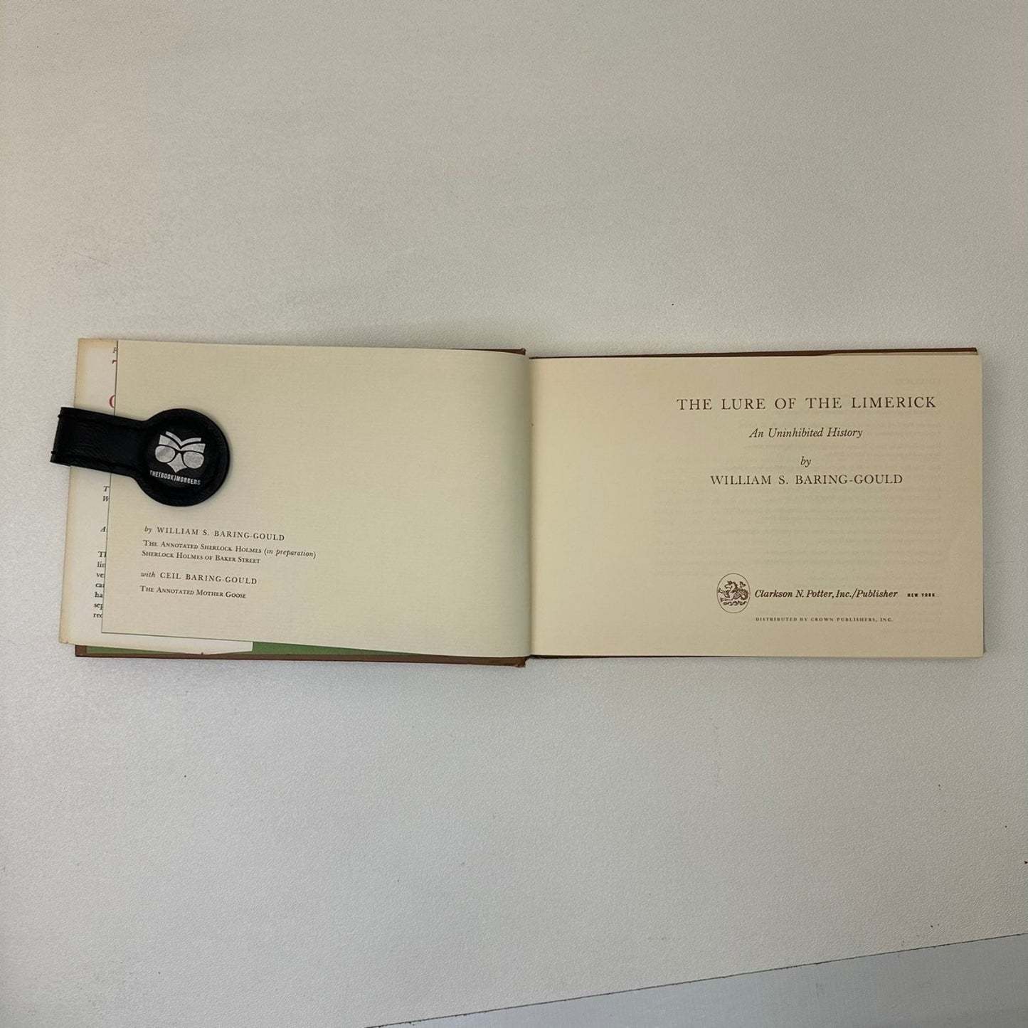 Lure of the Limerick William S. Baring-Gould 1967 Illustrated Poetry Humor