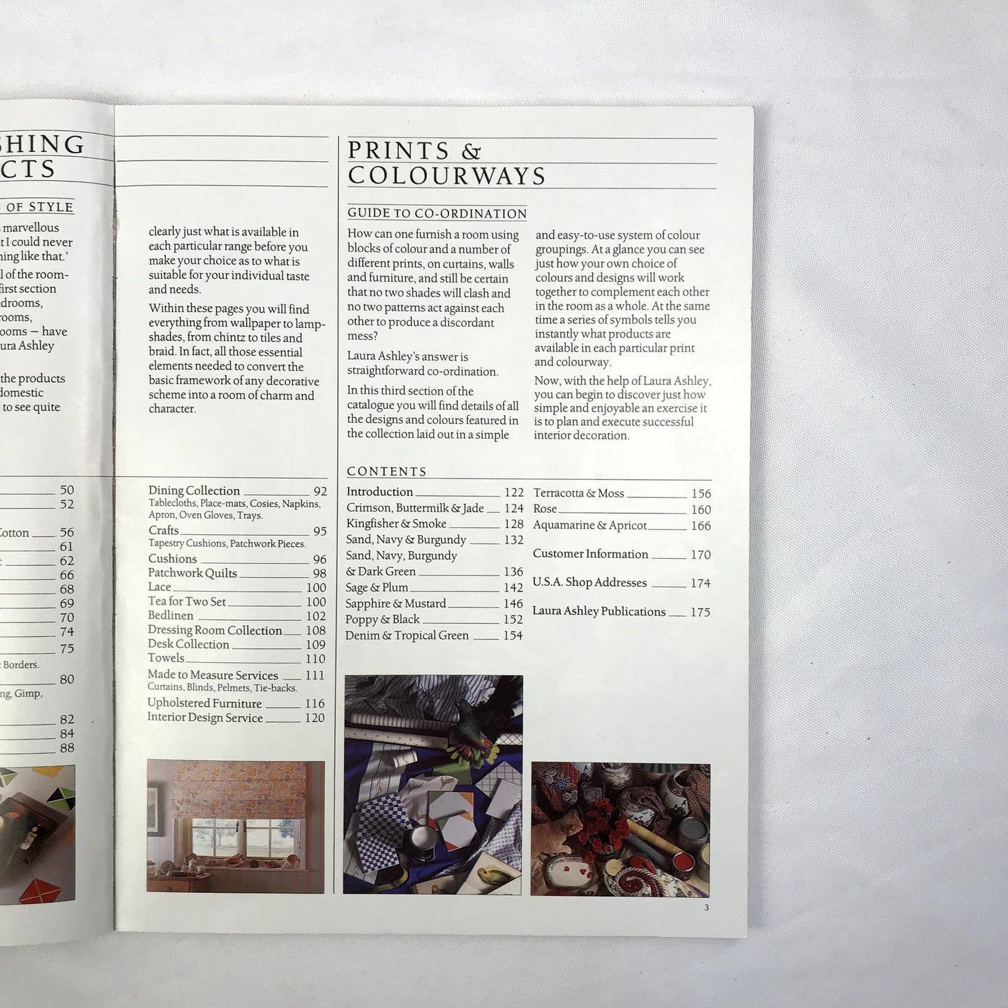 Laura Ashley Home Furnishings & Decoration Illustrated Rare Catalogue 1986