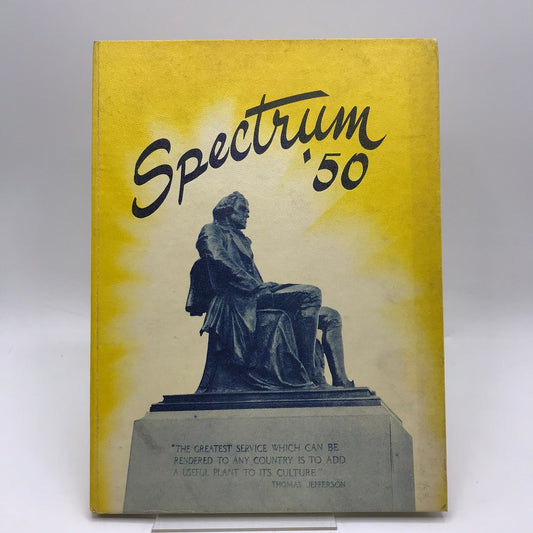Spectrum Class of 1950 Jefferson High School Yearbook Portland Oregon Genealogy