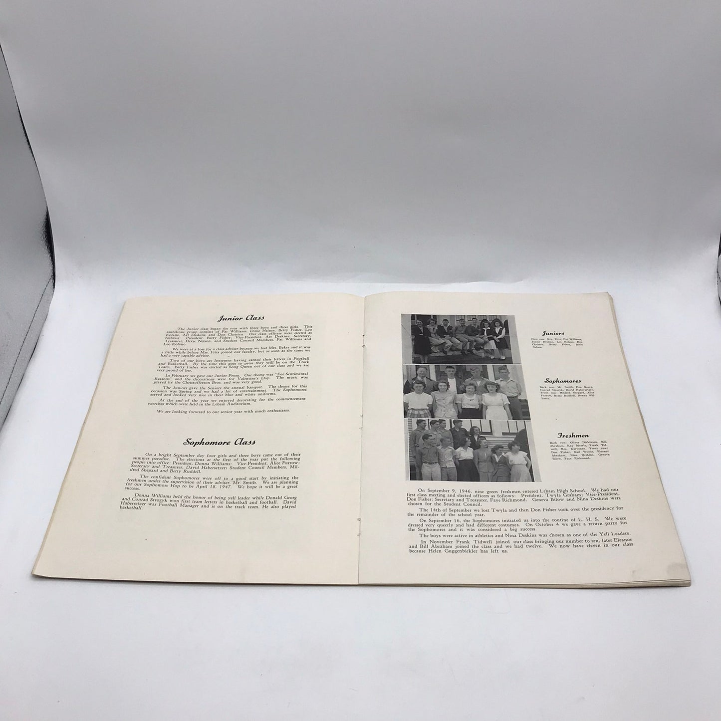 Le-Fran Log 1947 Lebam High School Yearbook Washington Photography Memorabilia