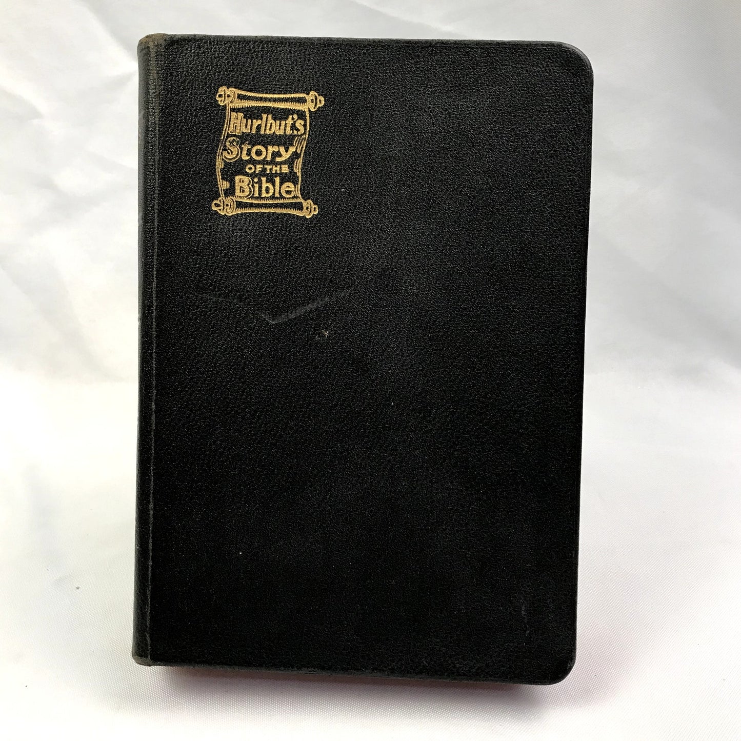 Hurlbuts Story of The Bible Self-Pronouncing Illustrated Leather Bound Book 1929
