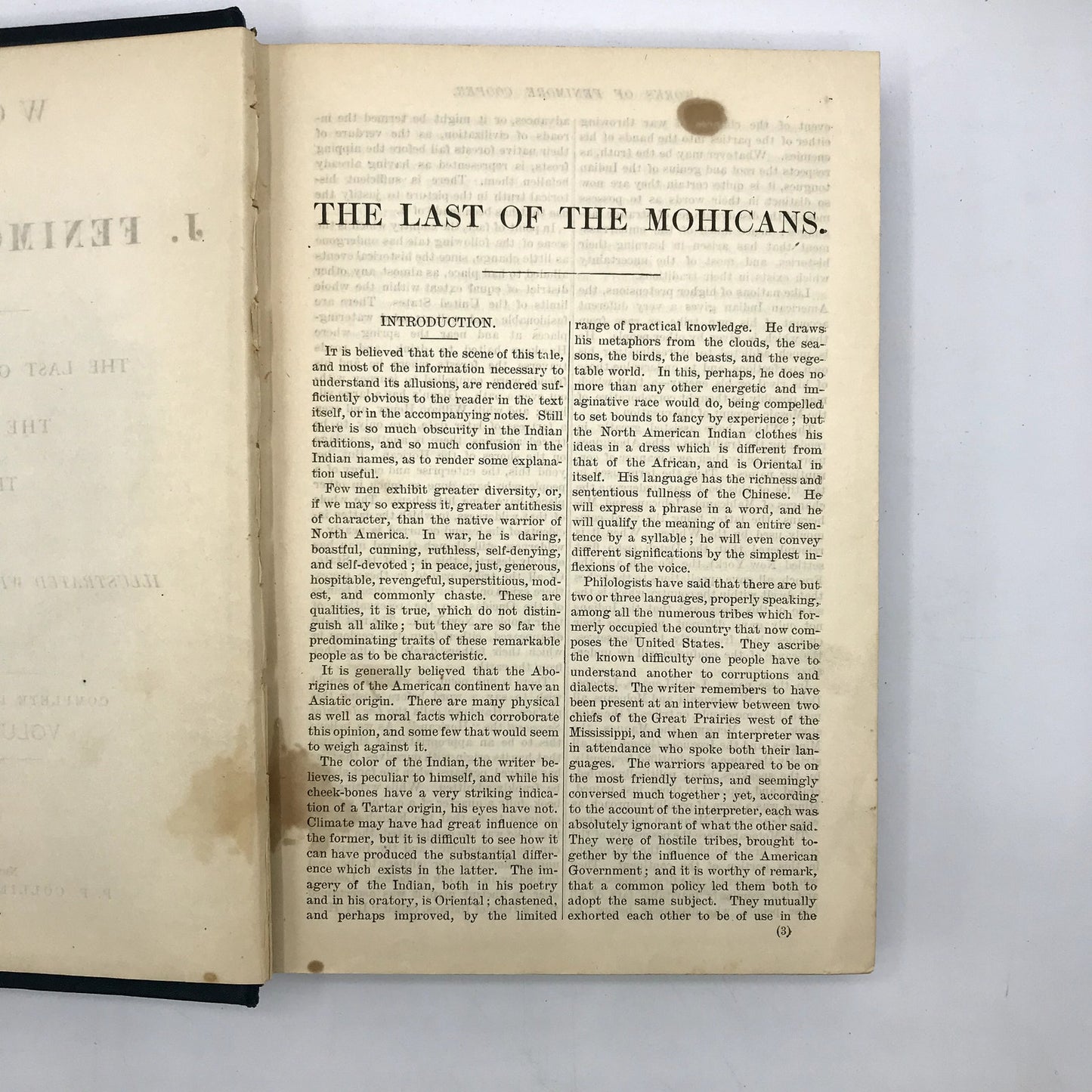 The Works of James Fenimore Cooper Volume 2 Illustrated Hardcover Book 1892