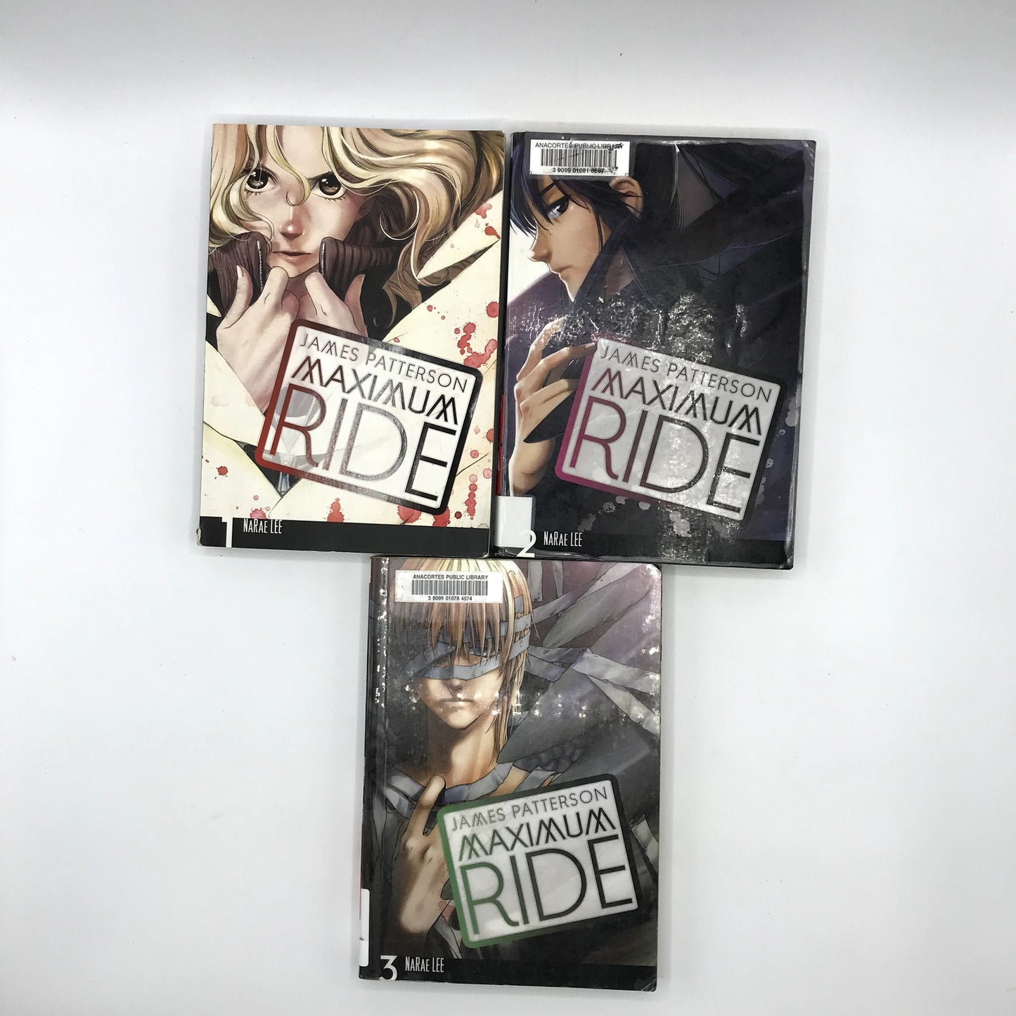 Lot of 3 Maximum Ride: The Manga Books Vols 1-3 James Patterson & Narae Lee