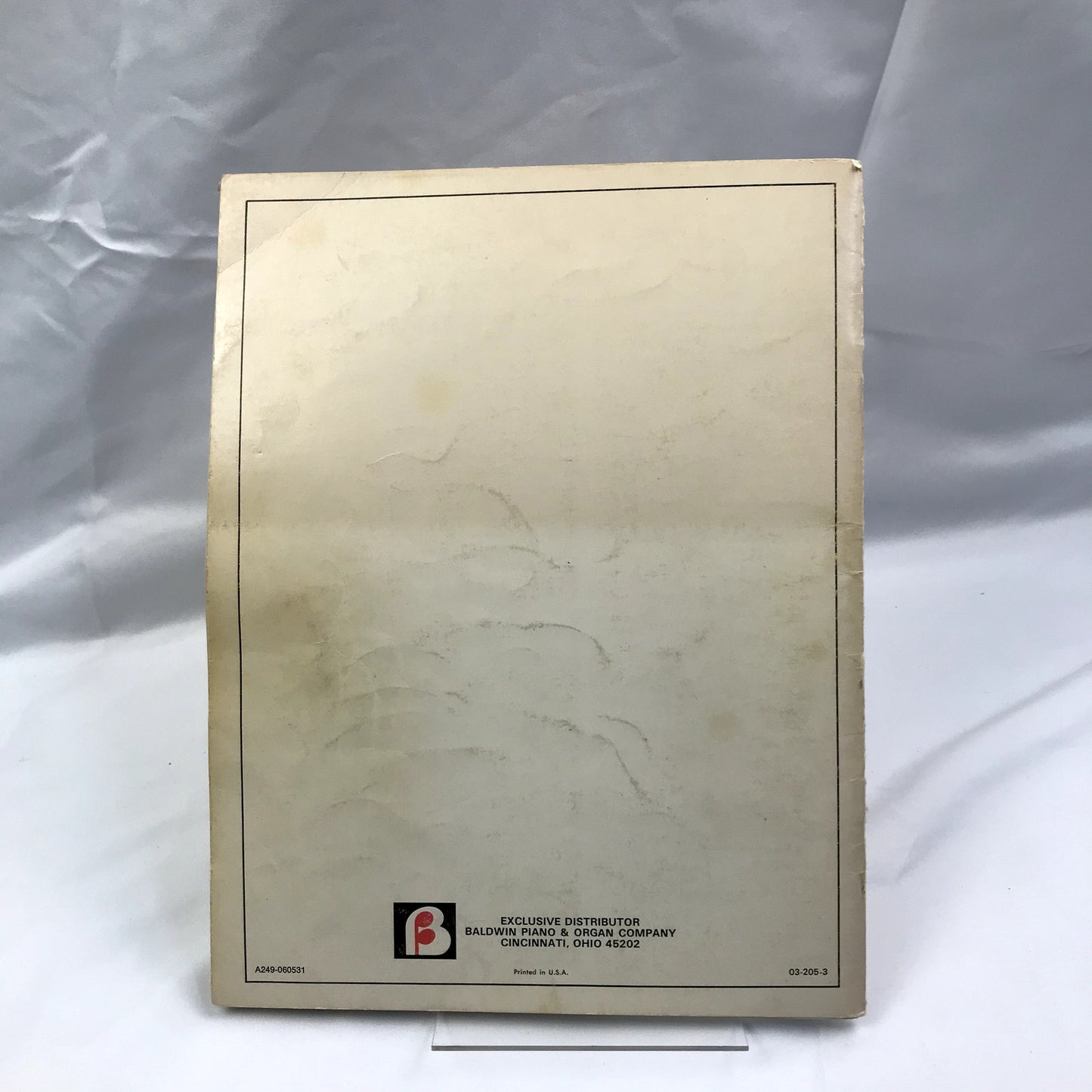 Sing Along with Fun Machine Book 3 by Baldwin Organ, Piano Sheet Music 1974