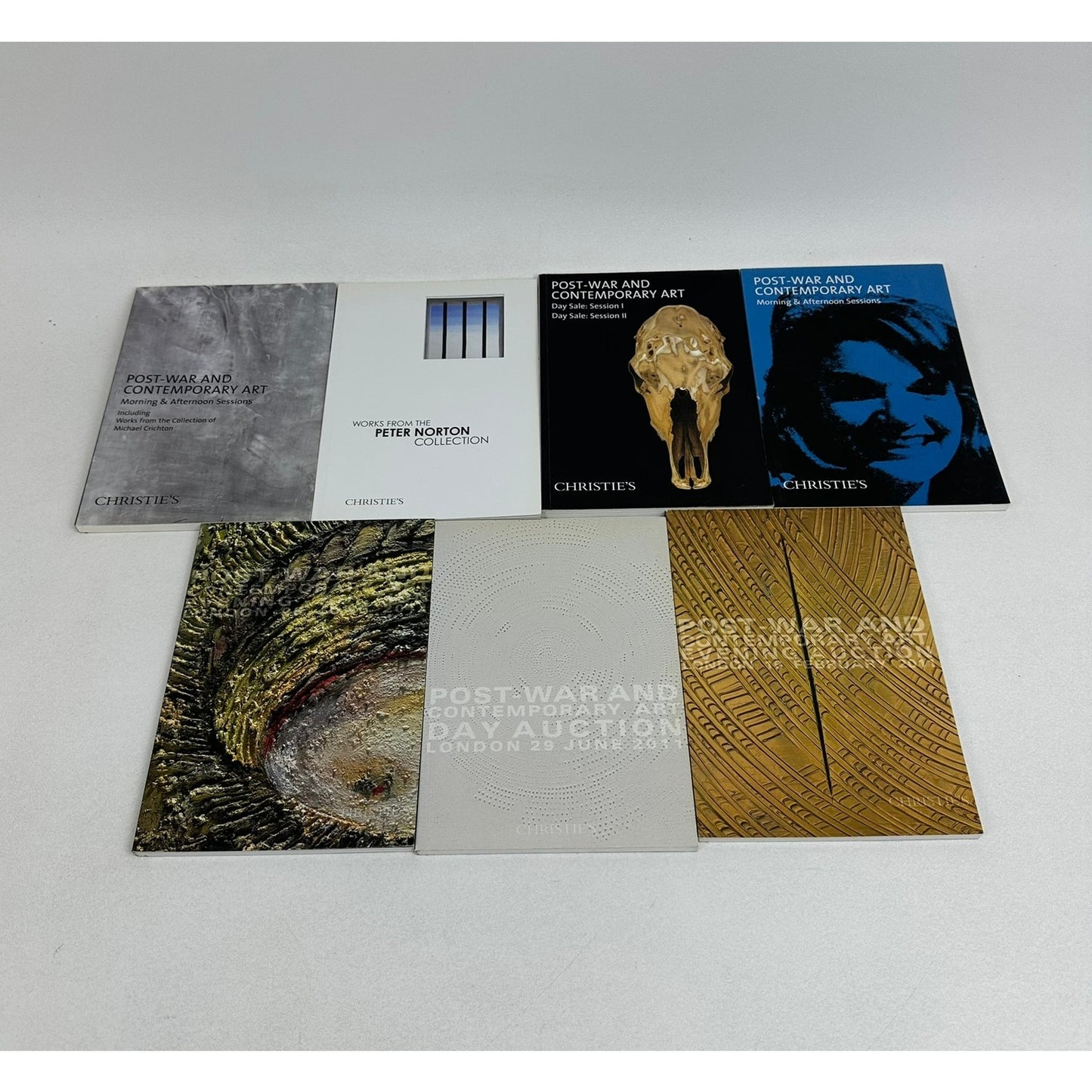 Christies Small Auction Catalogs Lot of 7 Post War Contemporary Fine Art 2011