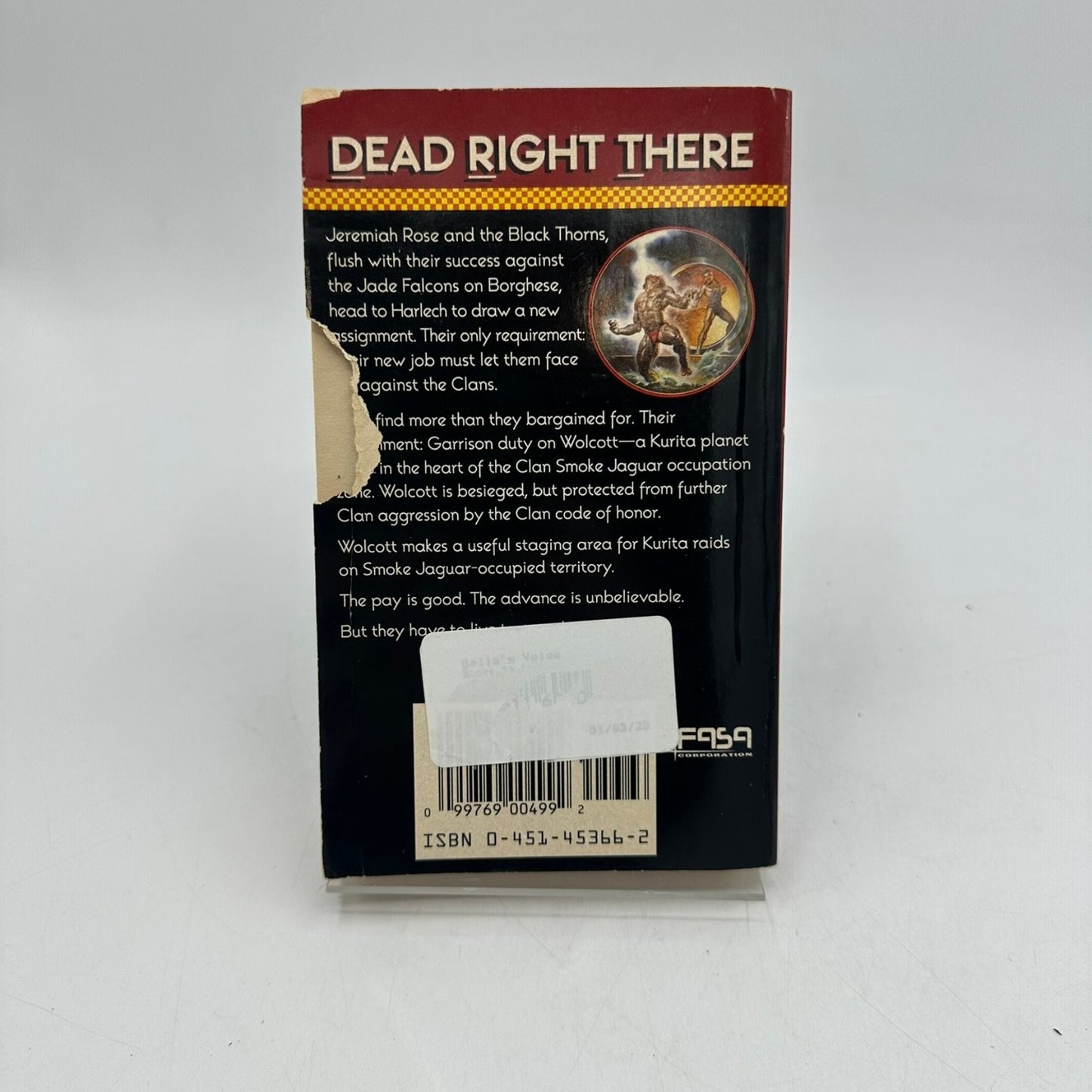 BattleTech D.R.T. Dead Right There James D. Long 1994 First Printing ROC