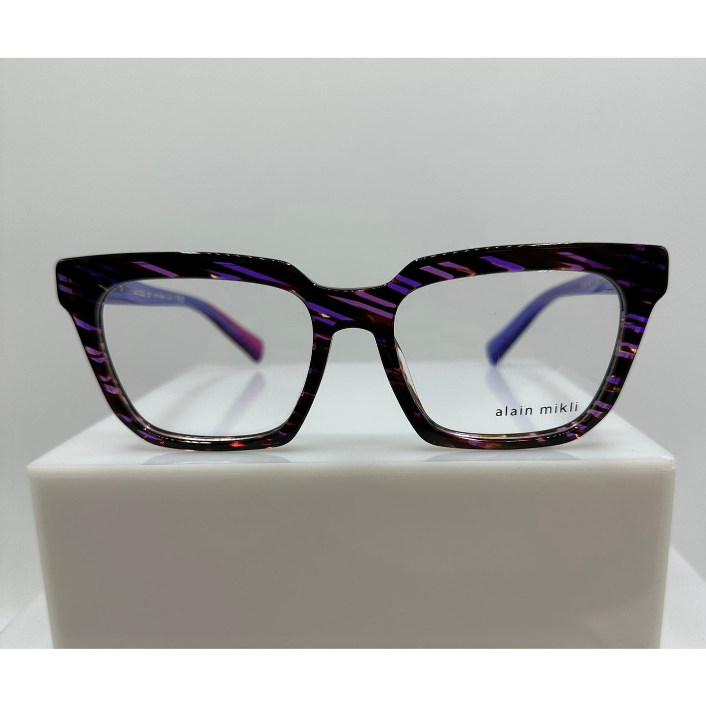 Alain Mikli A03149 003 Savane Violet Fuxia Purple Unisex Square Frames 54-18-145