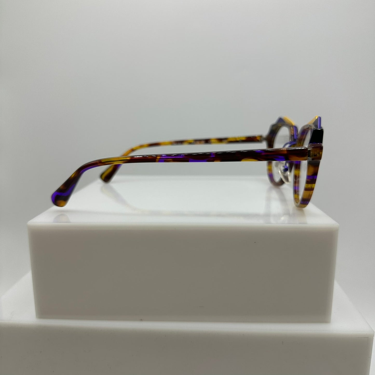 Alain Mikli Bellvista A03144 005 Dune Yellow Violet Grey Women Eyewear 49-18-145