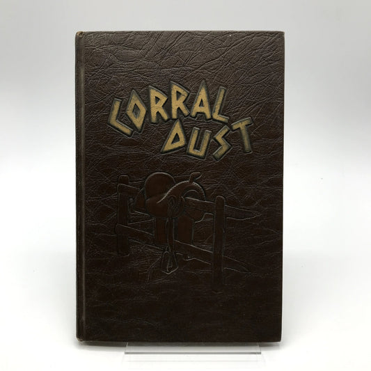 Corral Dust by Robert Fletcher Signed Illustrated Hardcover Western Poetry 1936